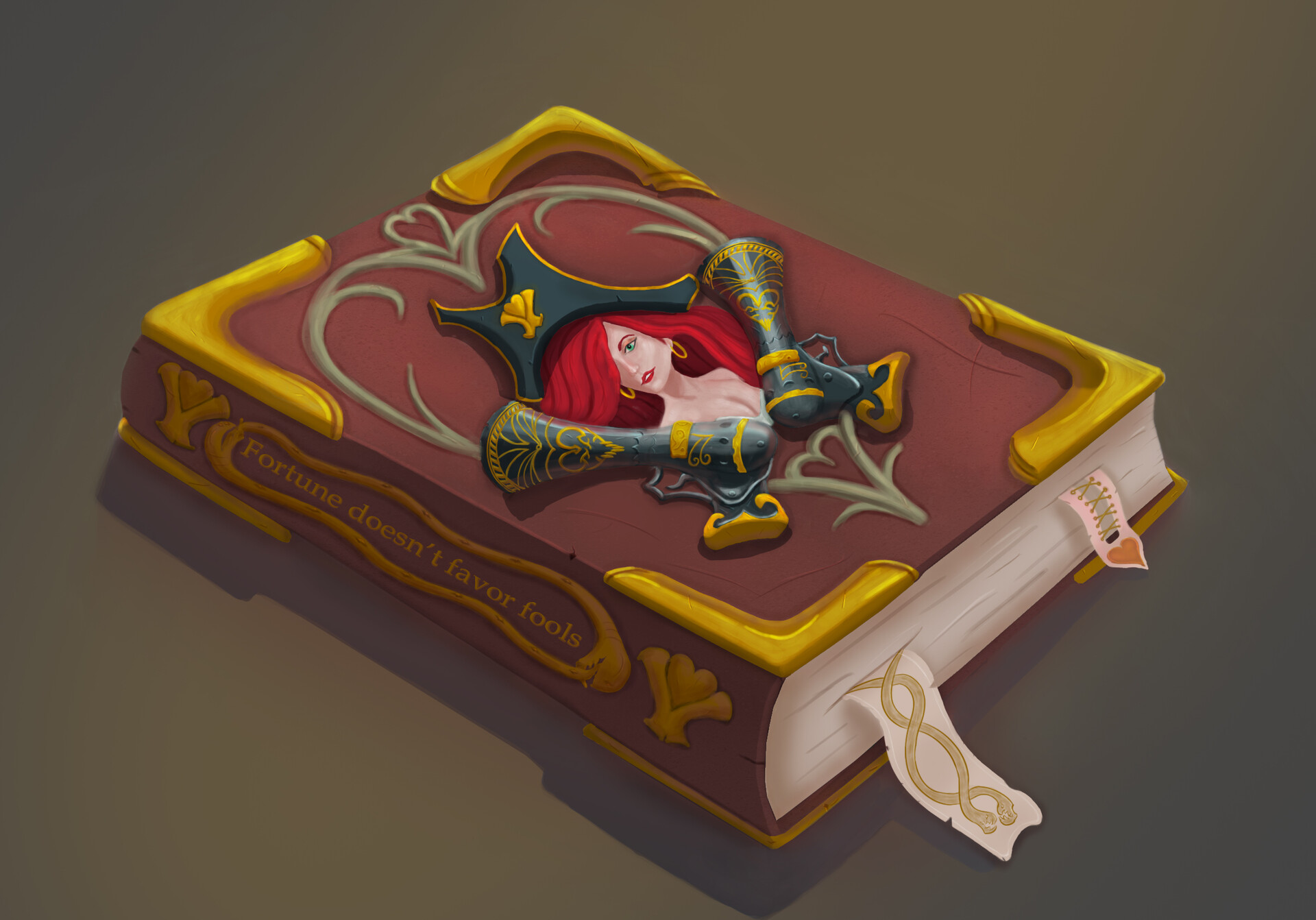 ArtStation - Miss Fortune book