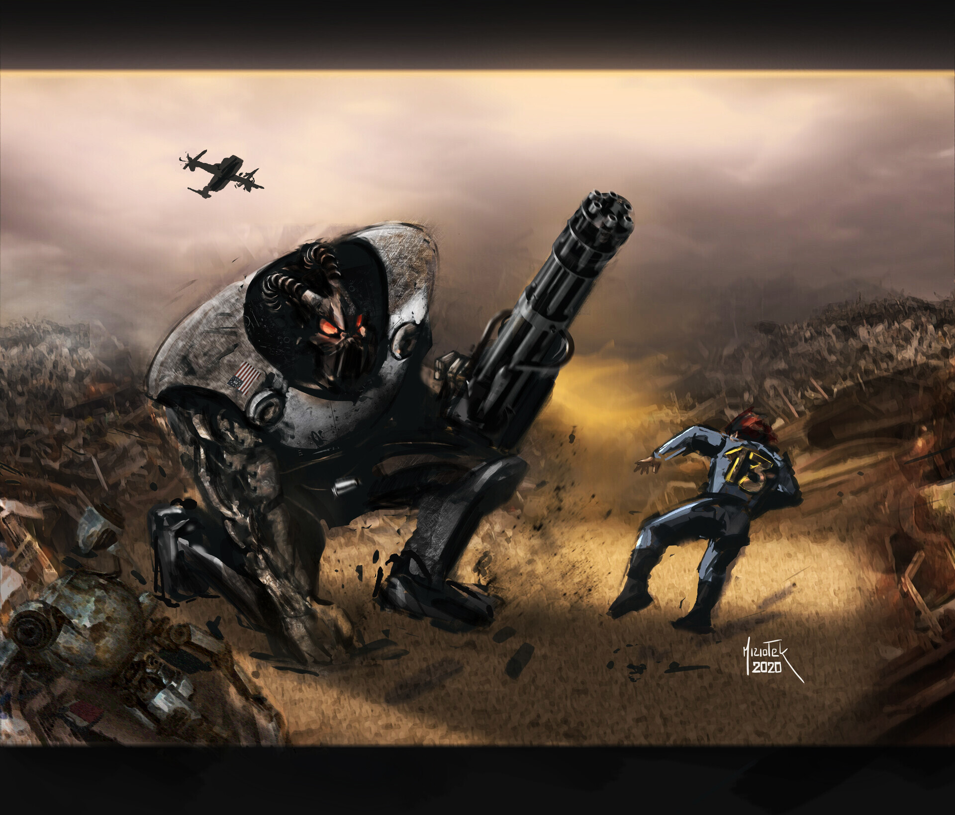 Artstation frank horrigan versus the chosen one