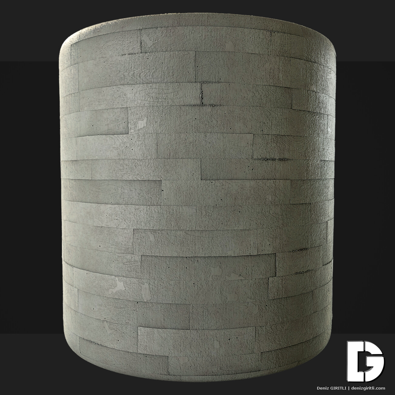 Concrete - Wood Grained