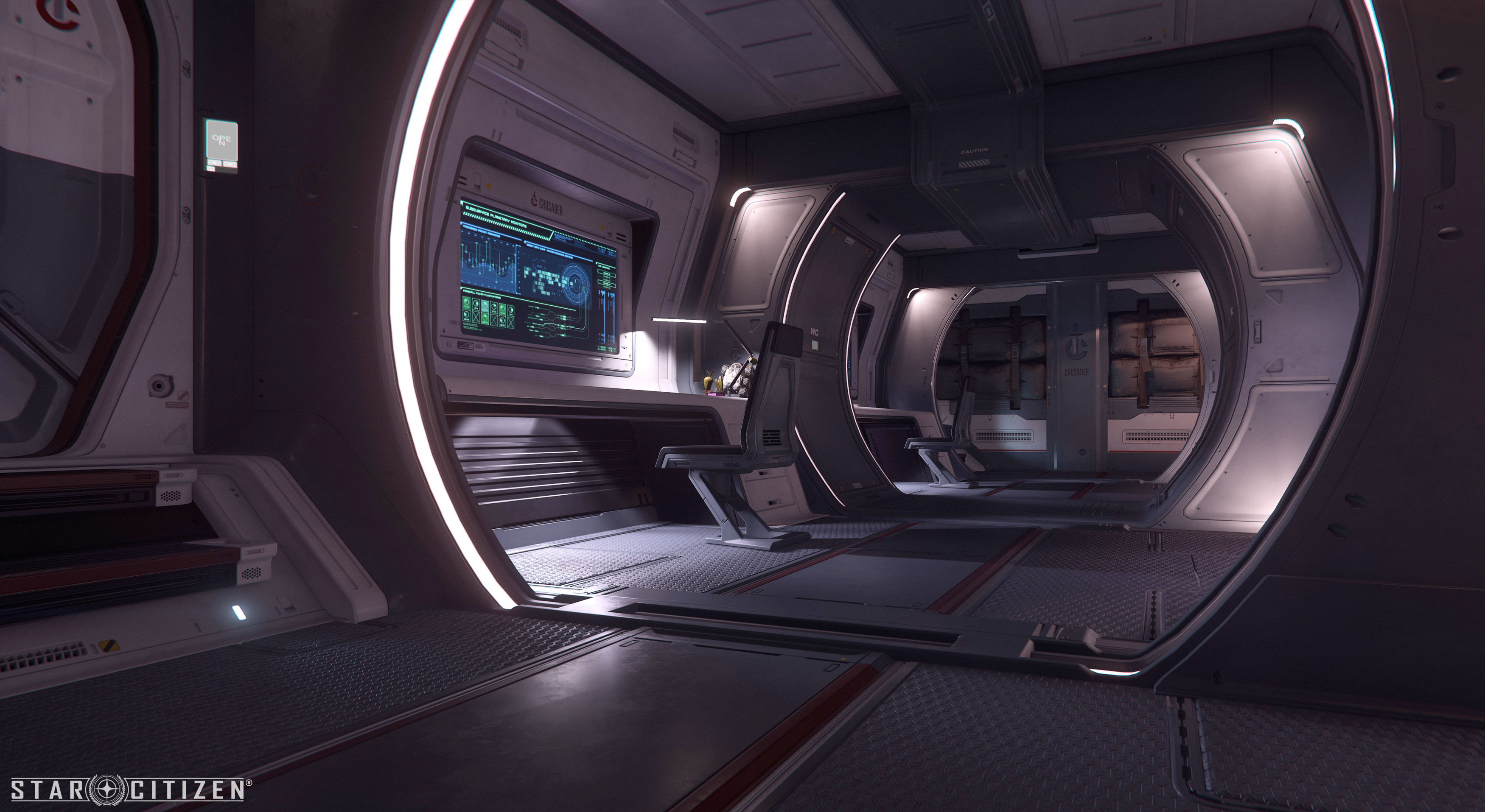 CRUS Hercules Starlifter - Sleeping Quarters Overview 01