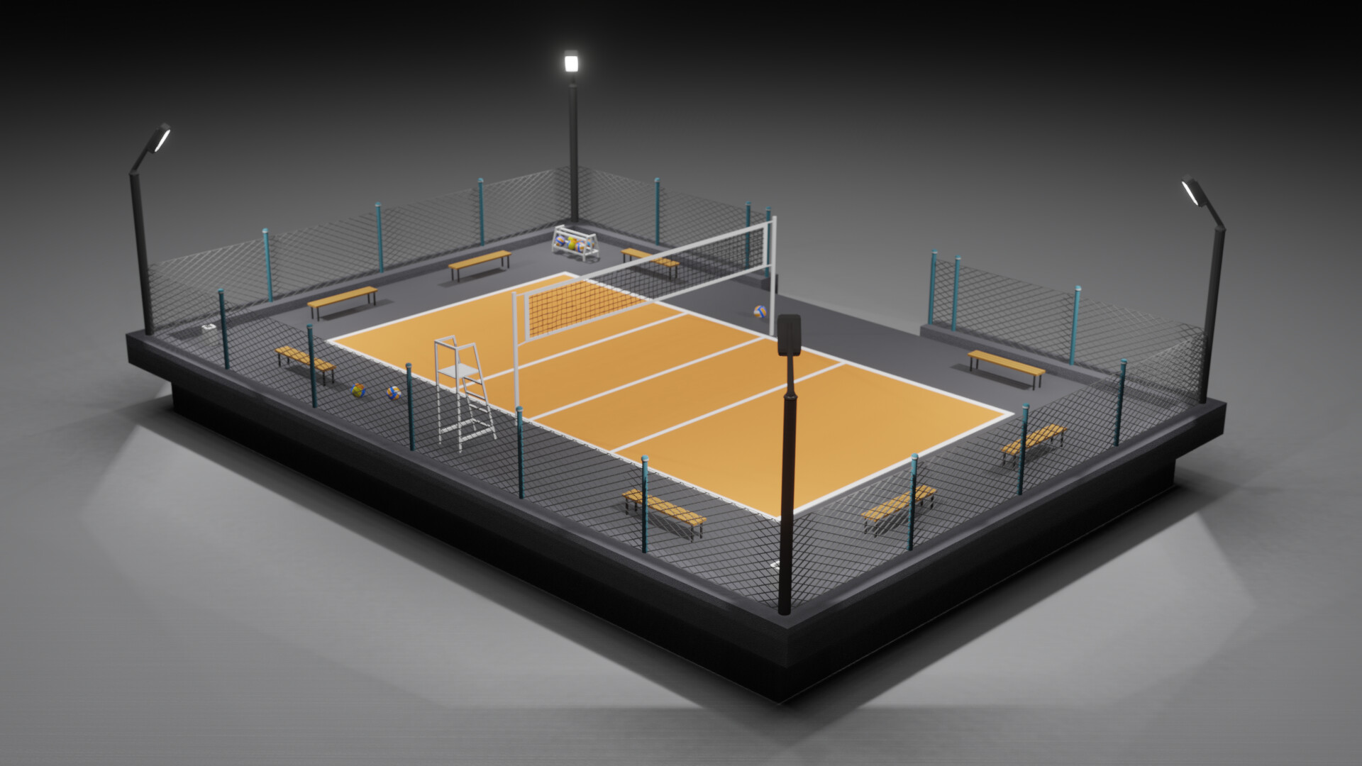 Volleyball Ground Vector Images (over 420)