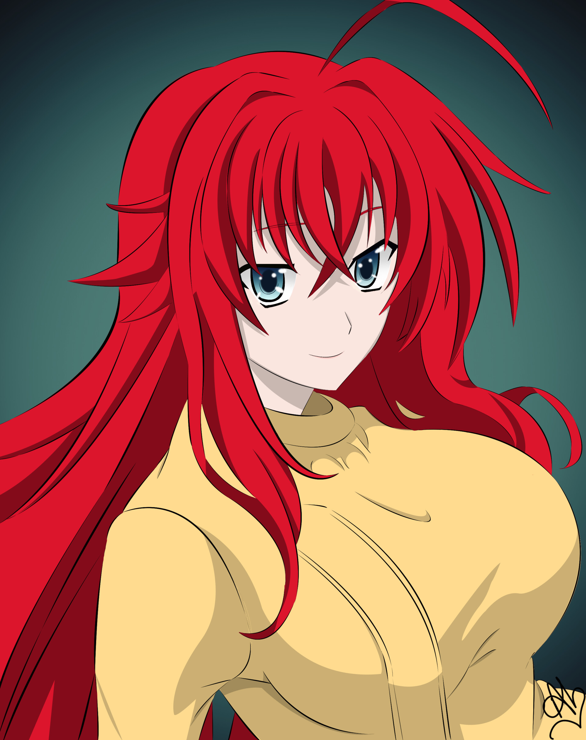 Wallpaper Anime - Anime: High School Dxd Character: Rias