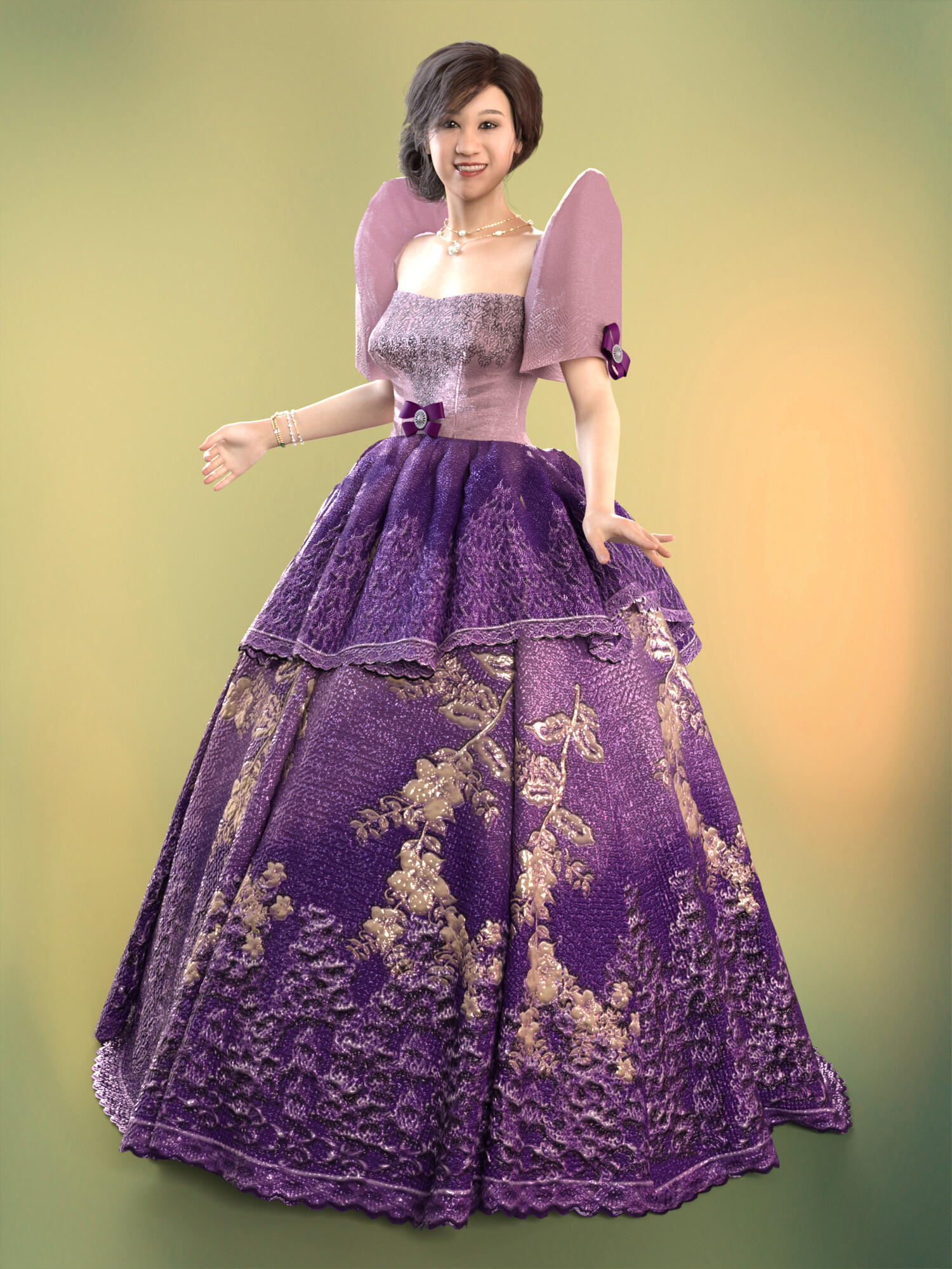 Floral filipiniana hotsell