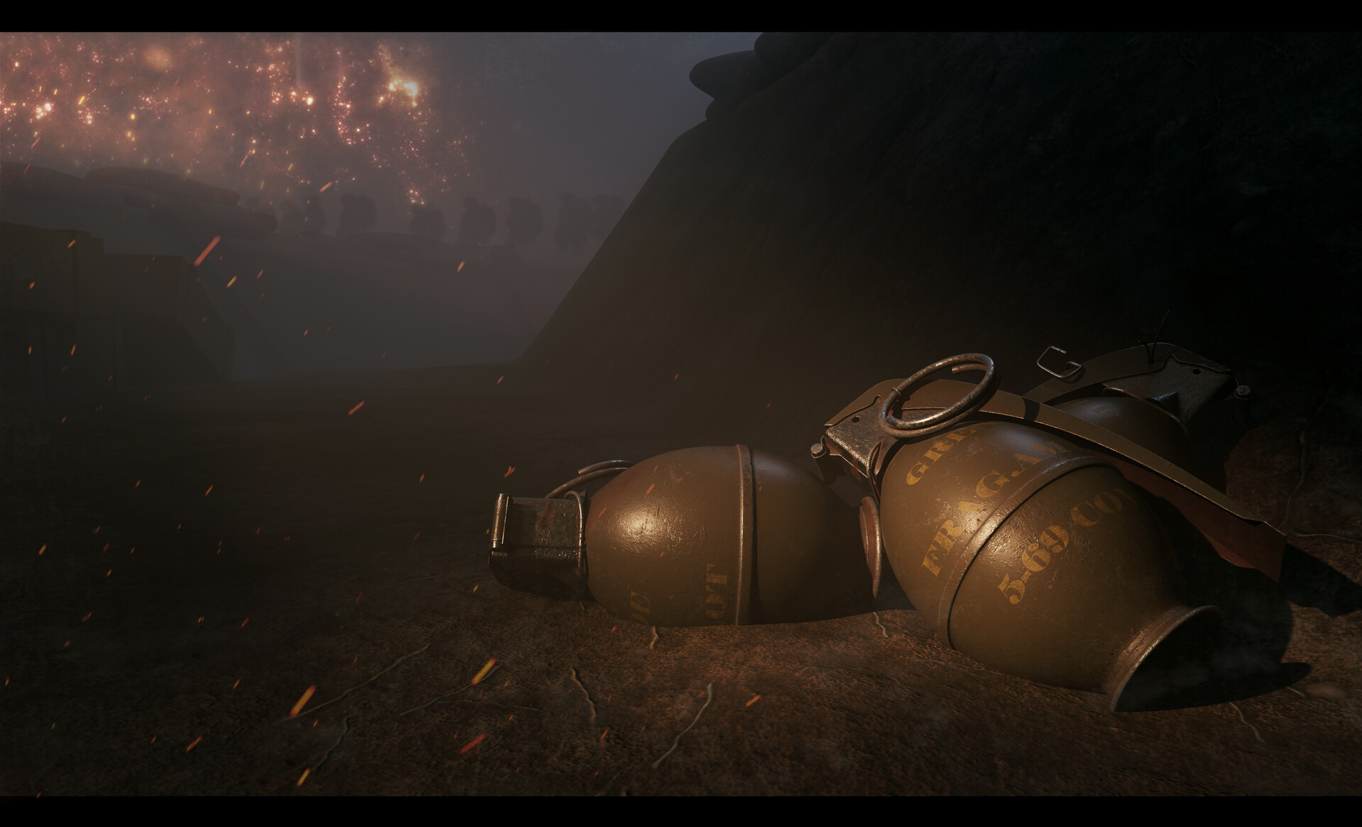 ArtStation Grenade_battlefield
