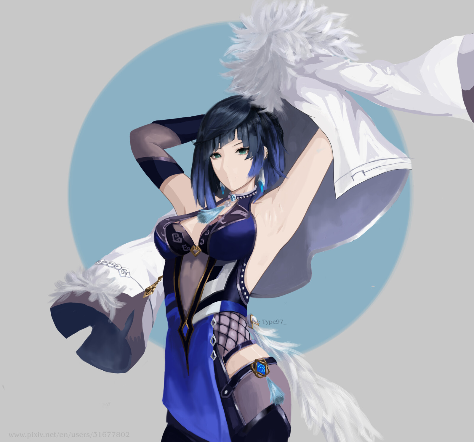 Genshin yelan fanart
anime style trial 