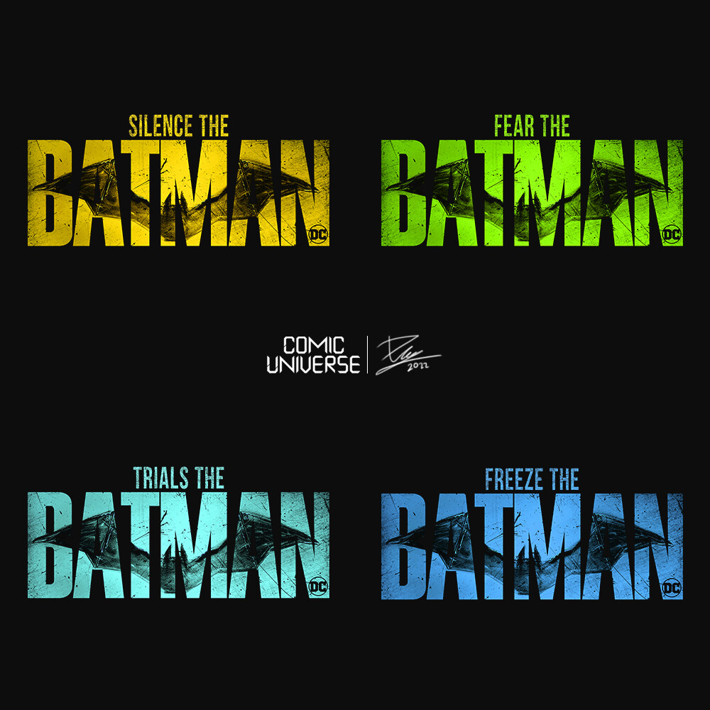 ArtStation The Batman Sequel Title Logo Idea