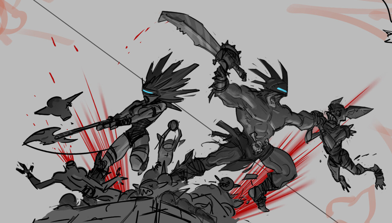 Early development sketch