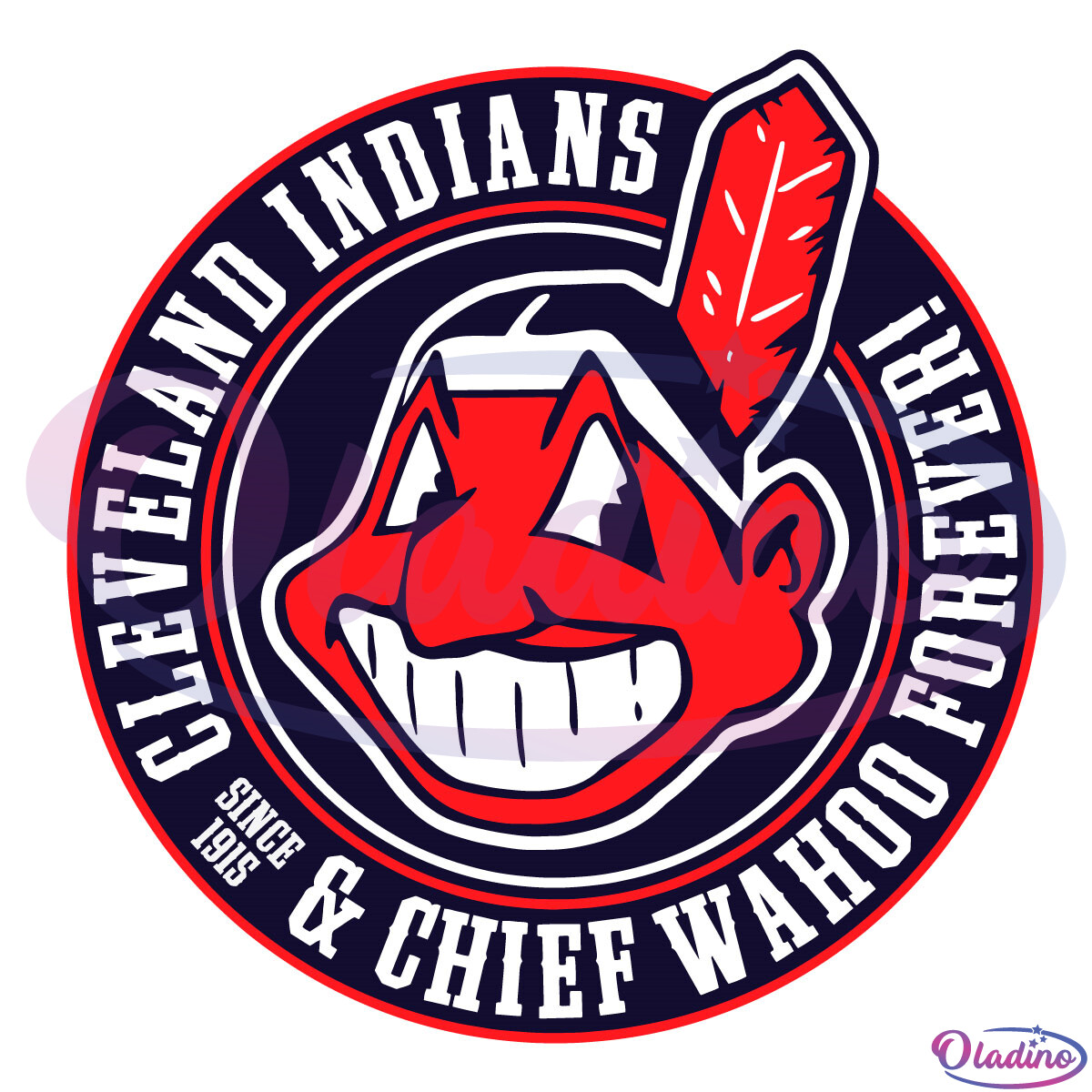 ArtStation - Cleveland Indians and Chief Wahoo Forever since 1915 Svg  Digital File