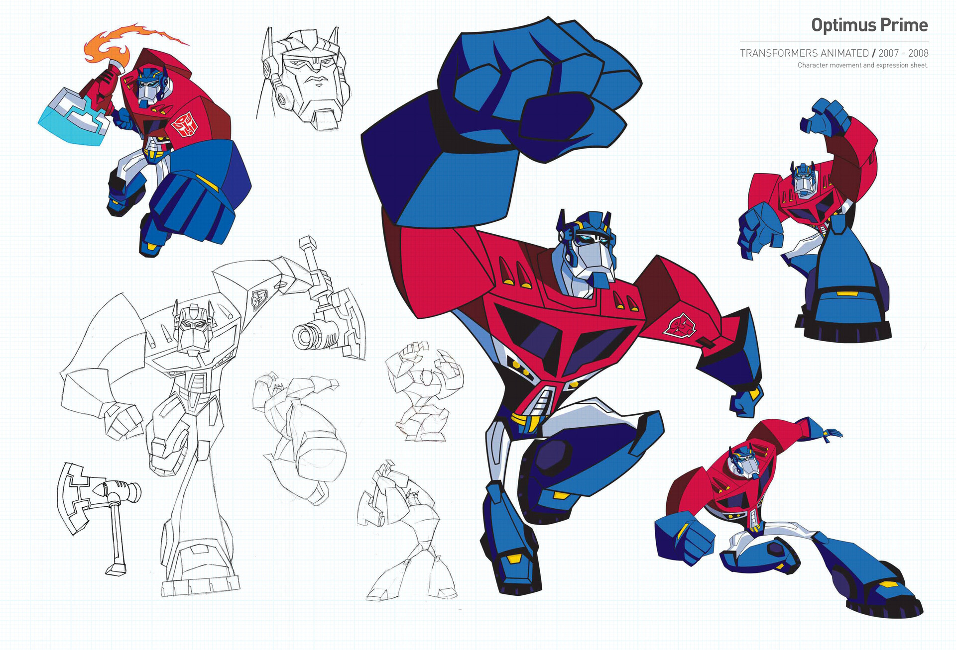 ArtStation Transformer Animated Series Optimus Prime ...