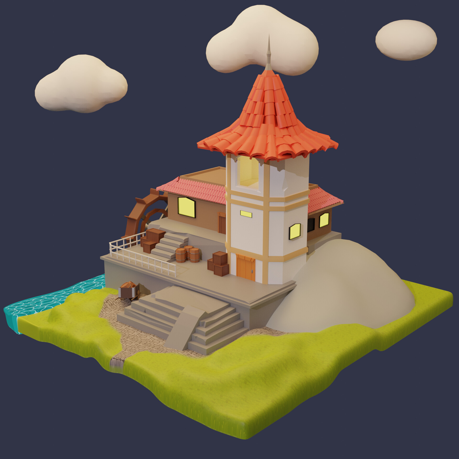 ArtStation Old Man's Home