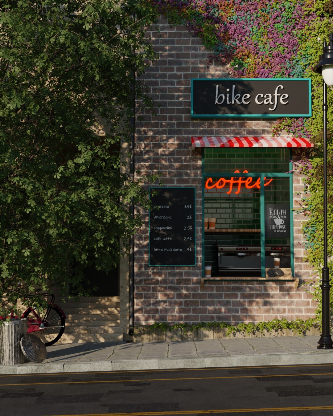ArtStation Bike cafe