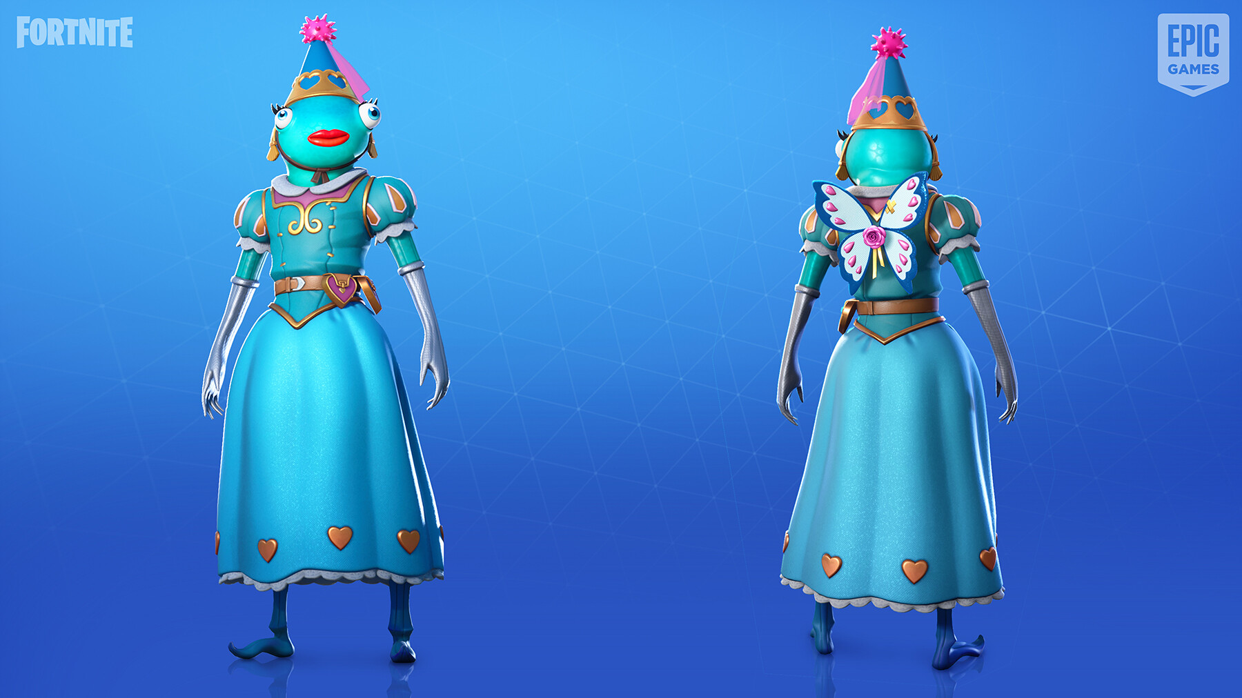 RABCAT GAME ART Fortnite Battle Royale "Princess Fishstick" Outfit