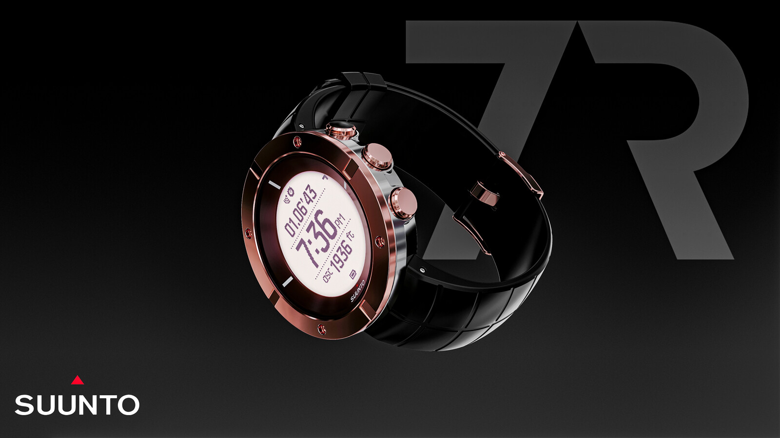 Suunto kailash 7R watch render
3D render