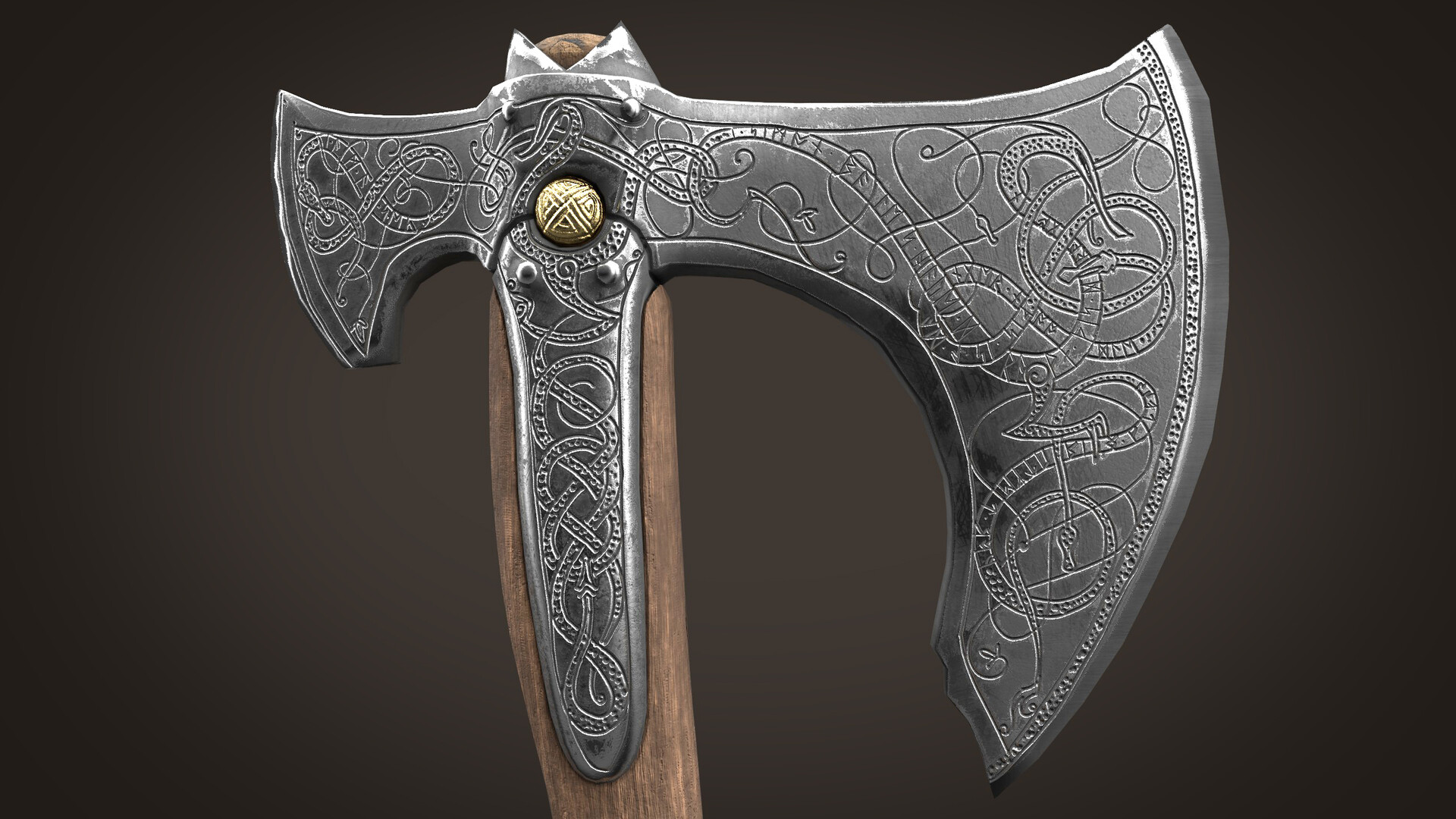 ArtStation Leviathan axe Viking ornament study