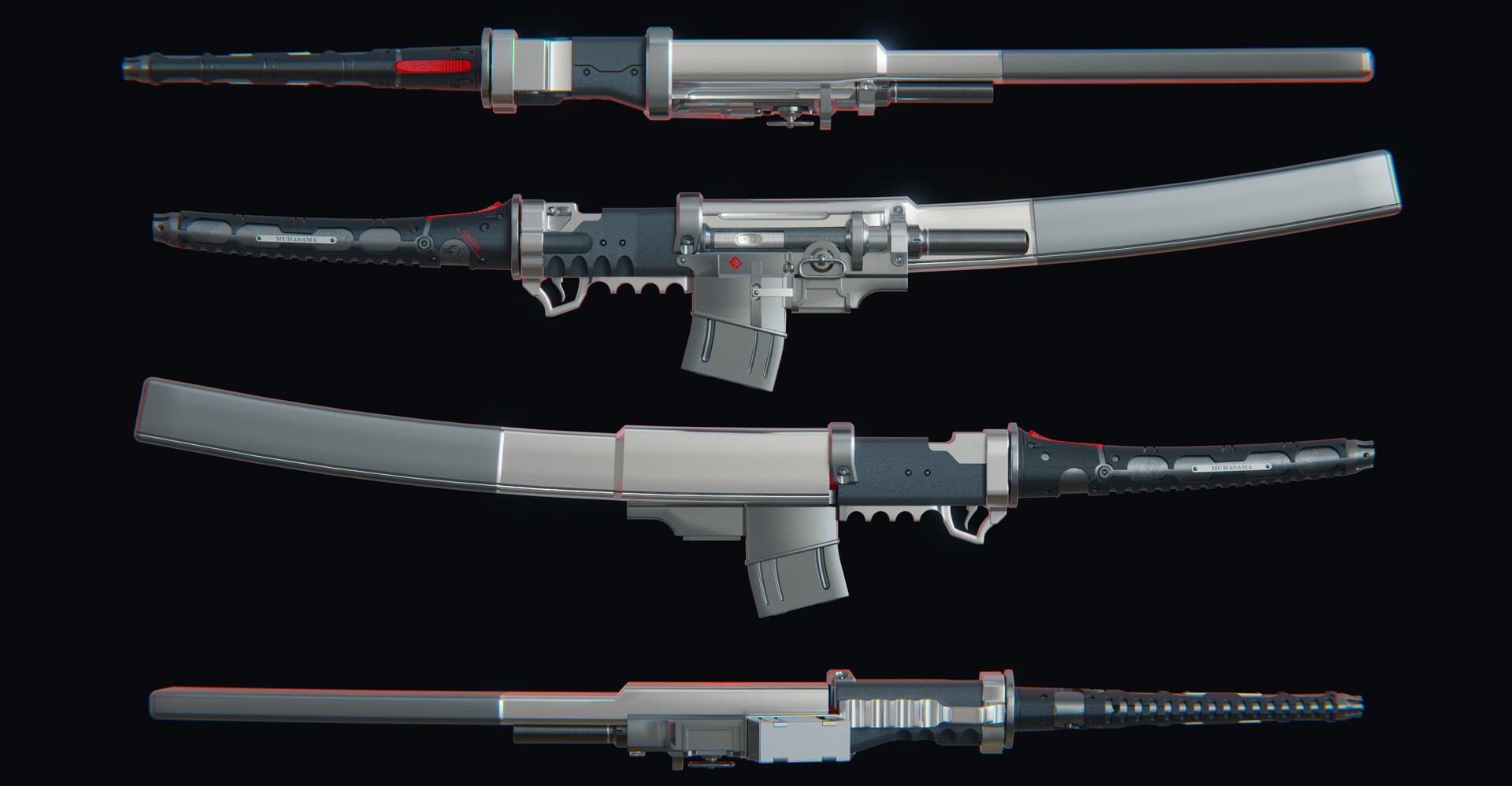 Personalized Custom 1/6 HF Murasama Metal Gear Rising Weapon In
