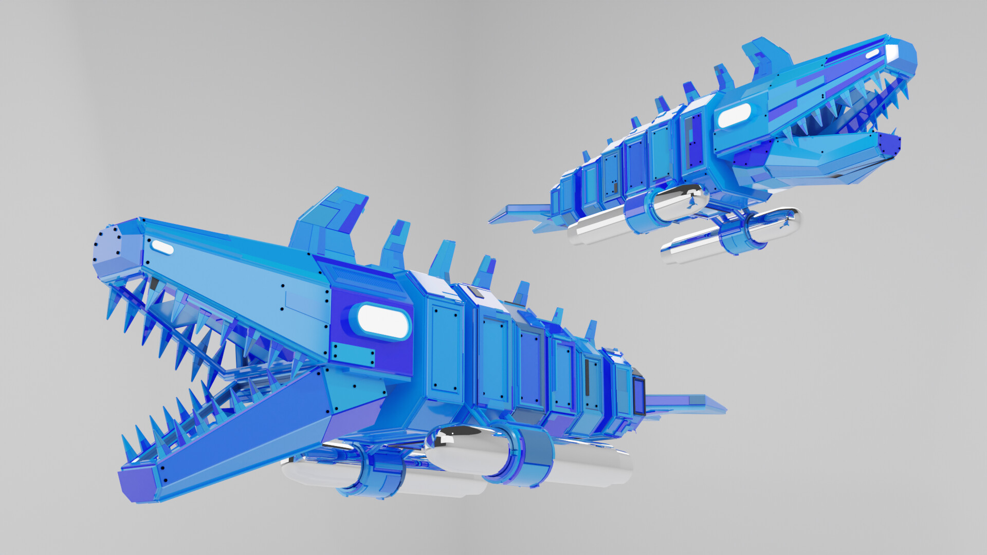 ArtStation Robotic Sharks