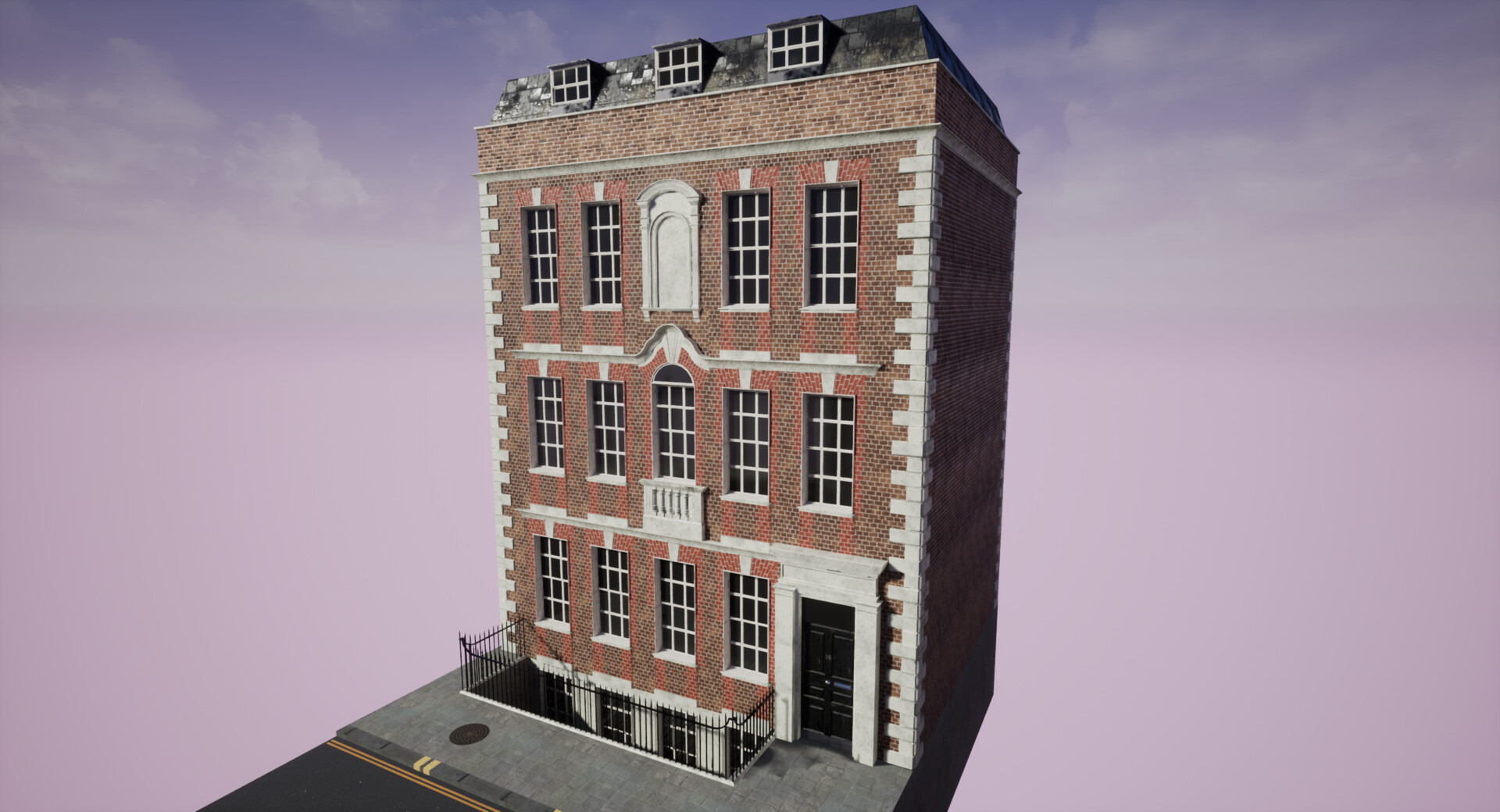 Artstation modular british city building