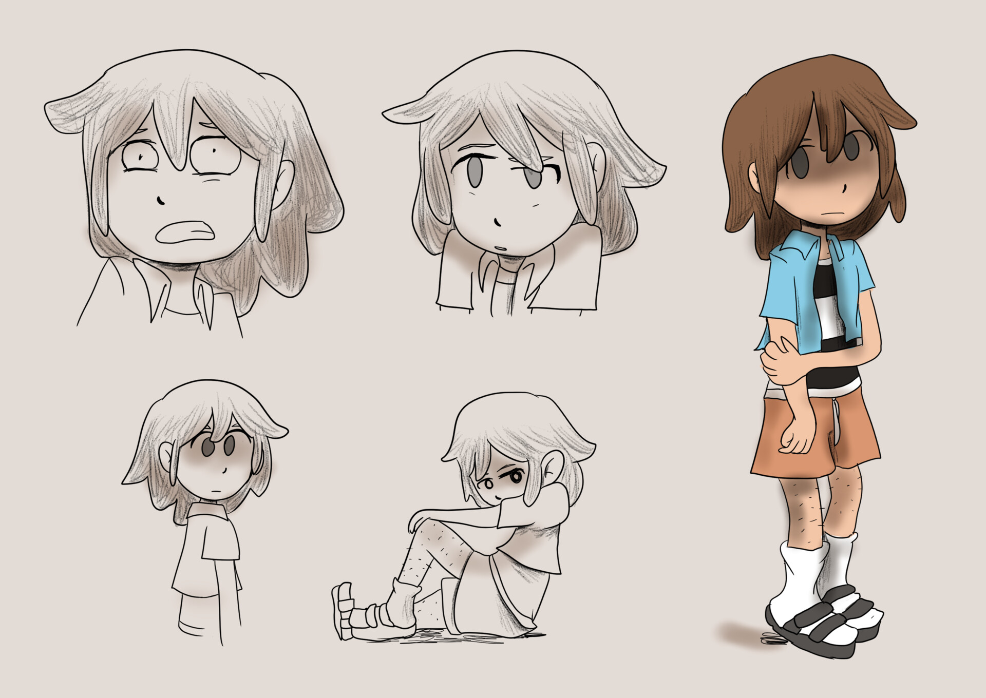 ArtStation - Self-insert Omori Expressions