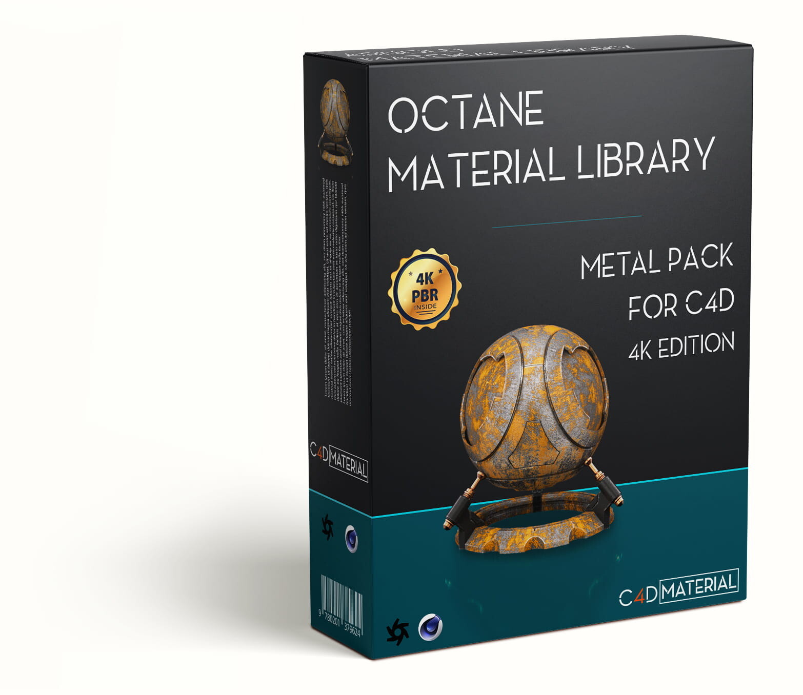 ArtStation - Octane metals in C4D 4K PBR textures