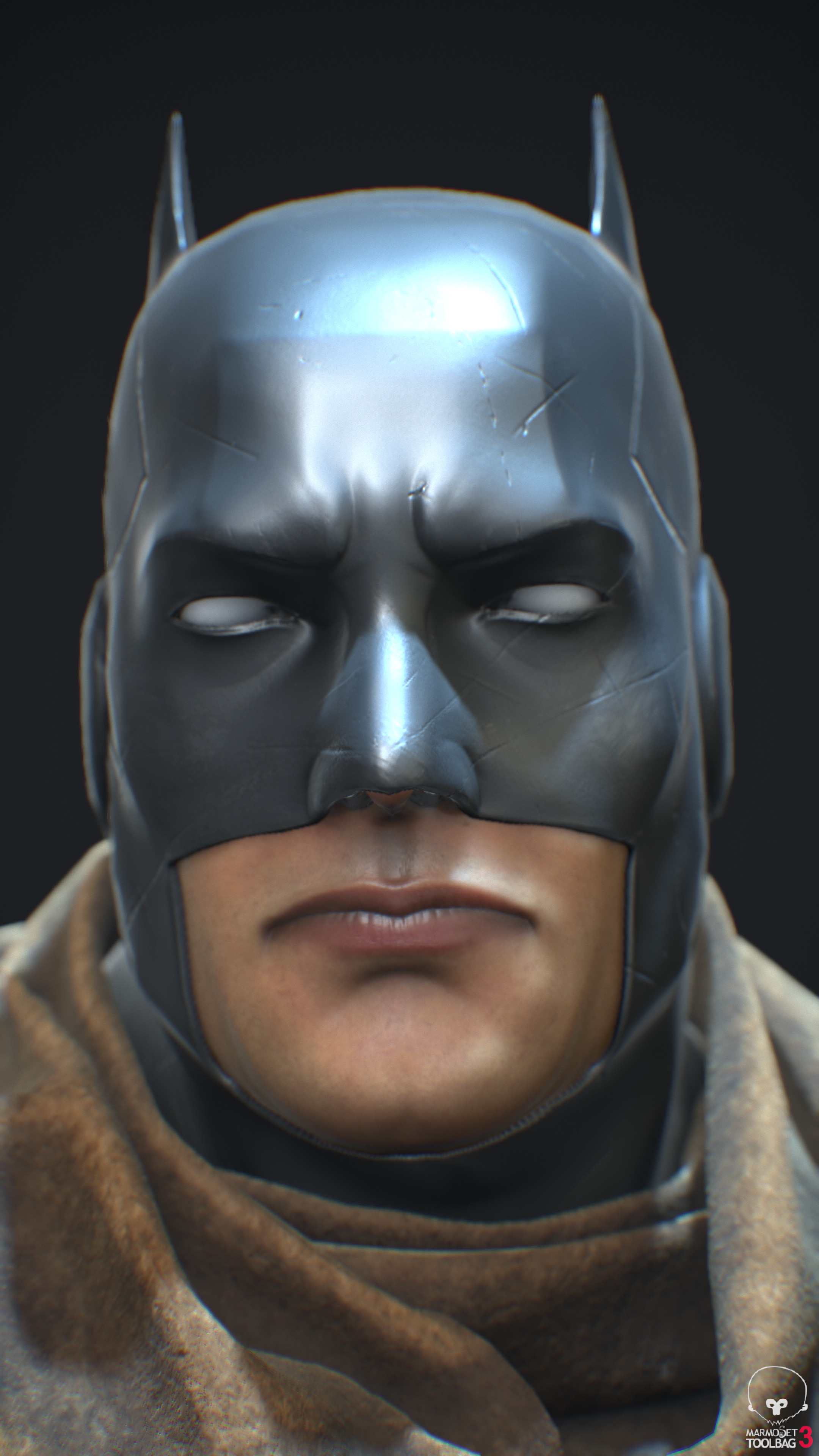 Final real-time model rendered in Marmoset Toolbag 3.