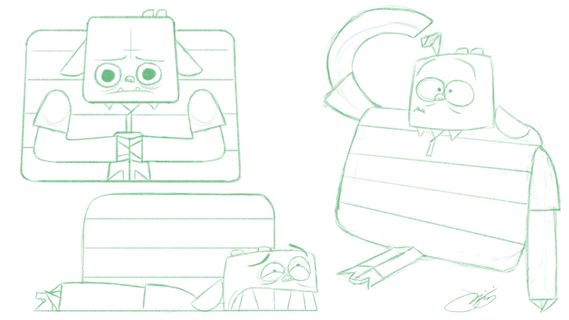 ArtStation Jimmy two shoes OC