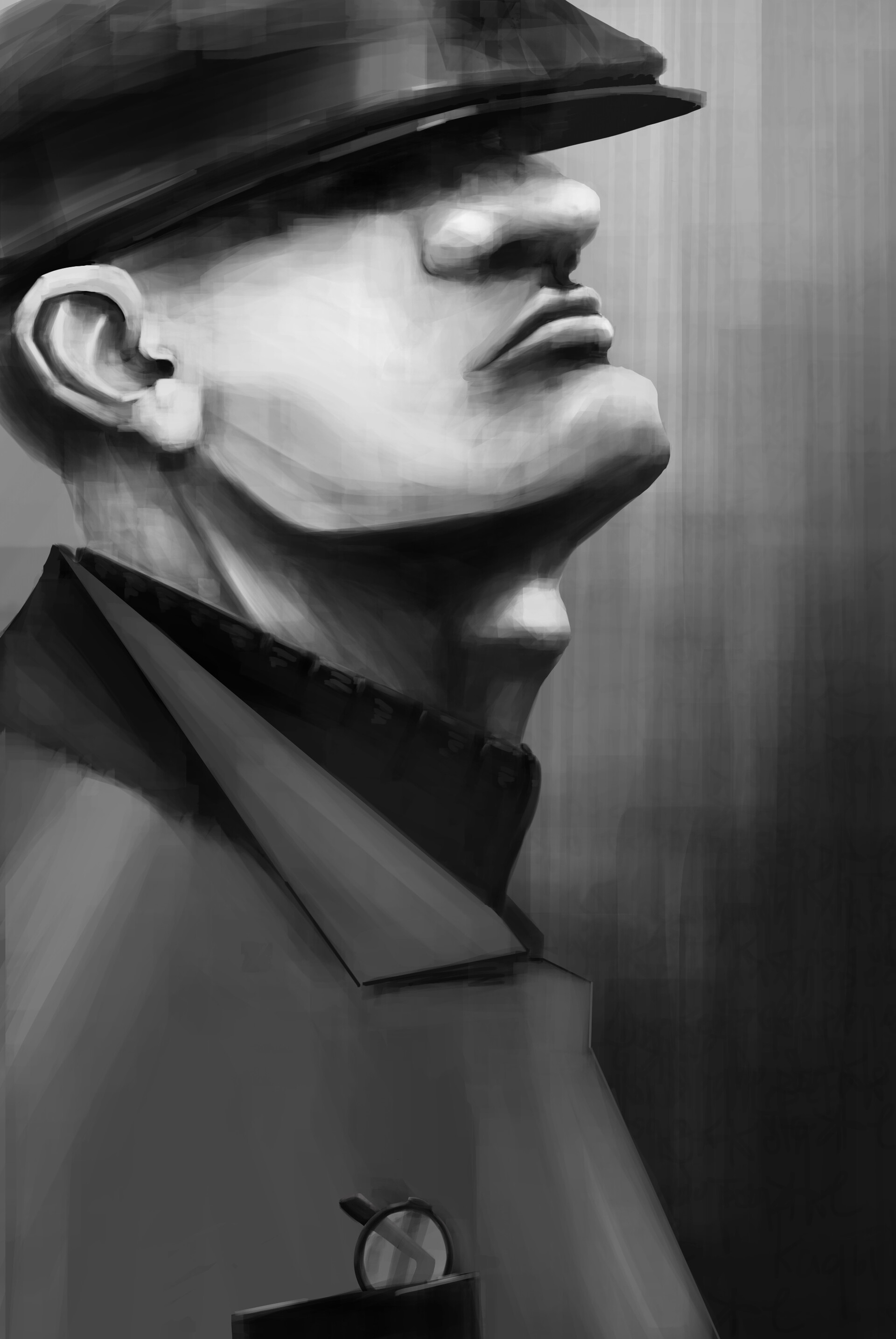 ArtStation - Кадык вперед и подбородок тоже.