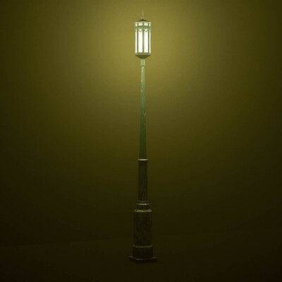 3D Prop Art | Gas Lamp