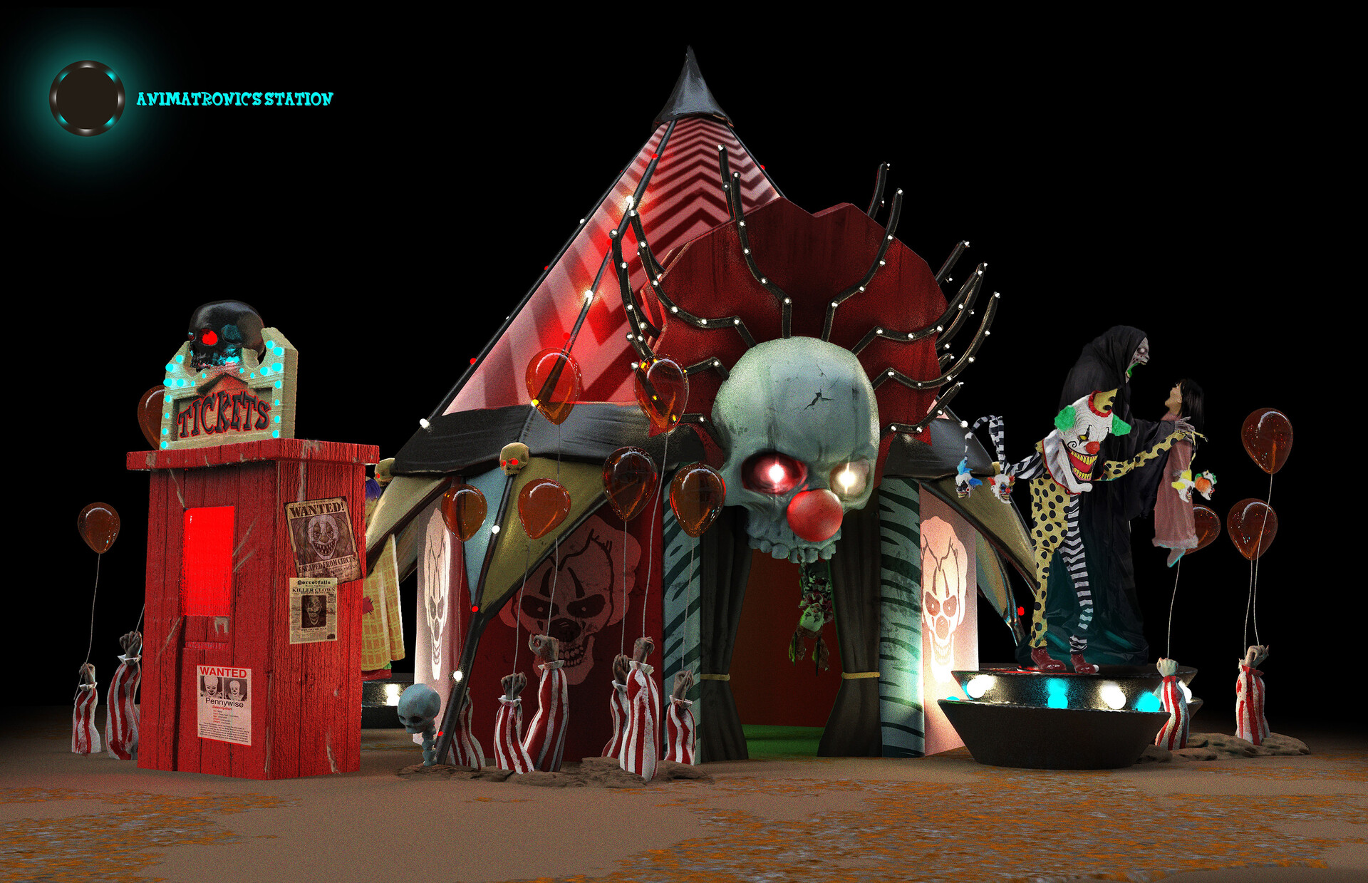 J. R. Coffron Spirit Halloween ISE Animatronics Demo UnFunhouse