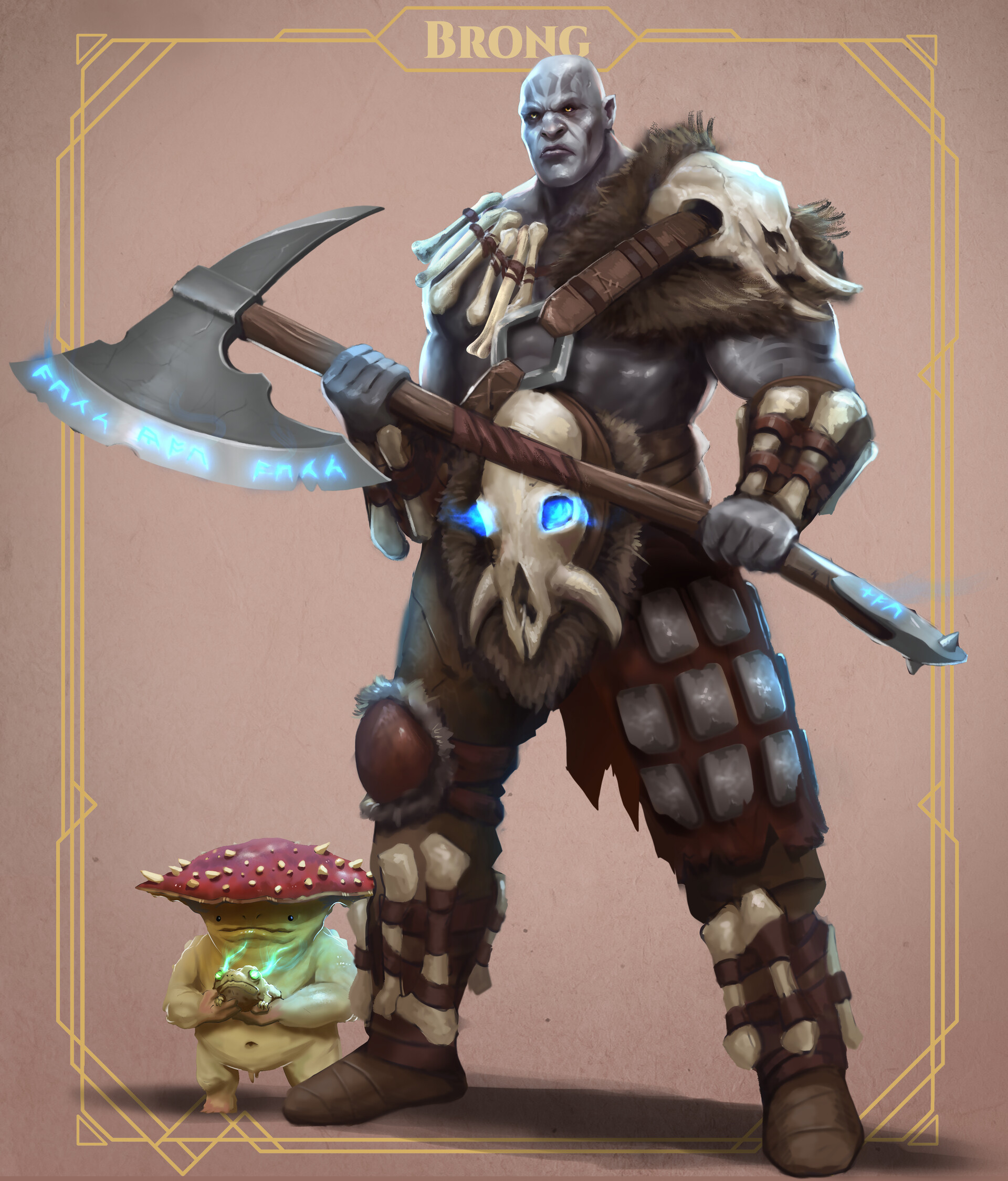 ArtStation BRONG Barbarian Goliath
