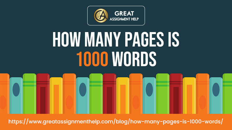how much pages is 1000 words