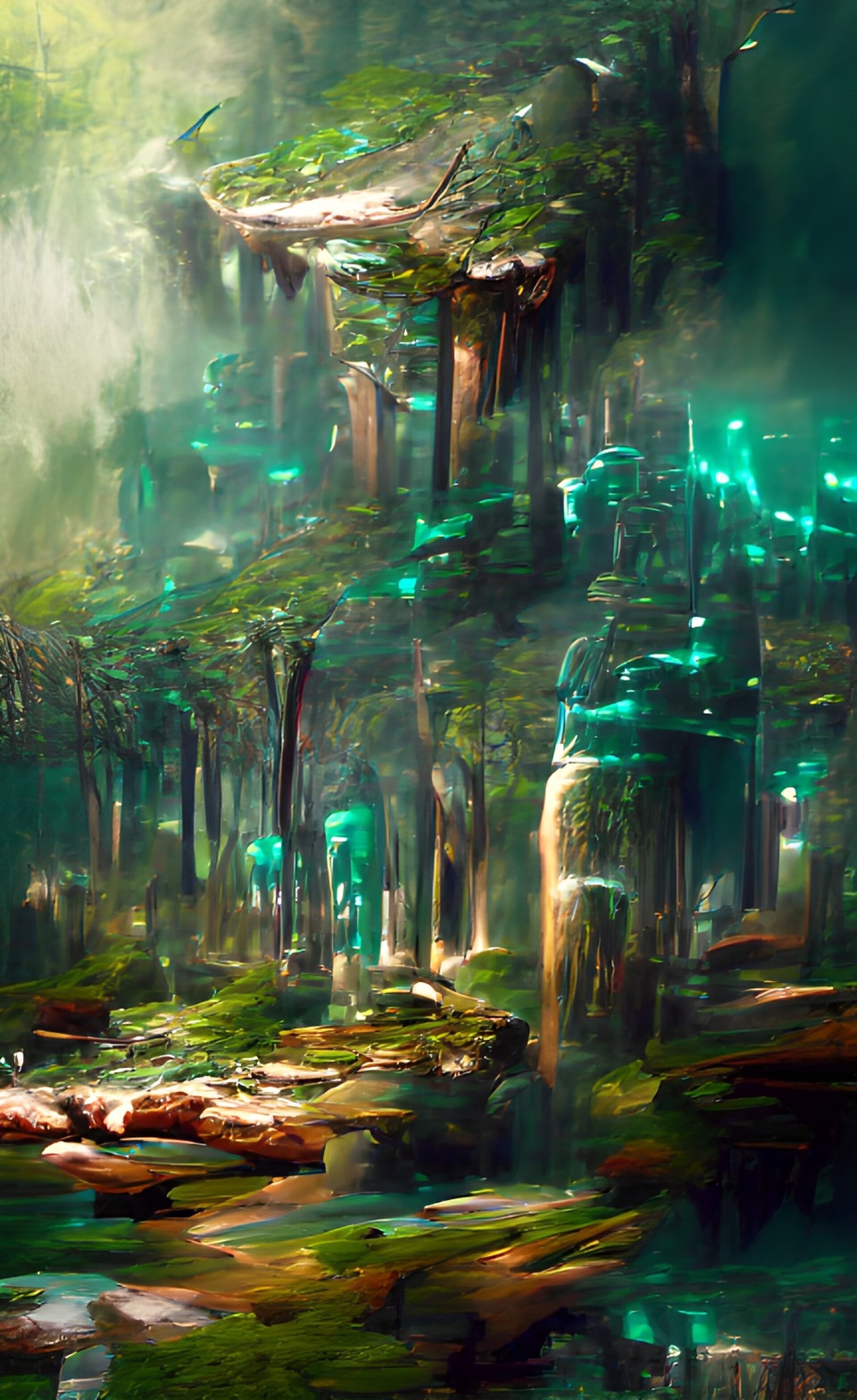 ArtStation - Emerald Forest