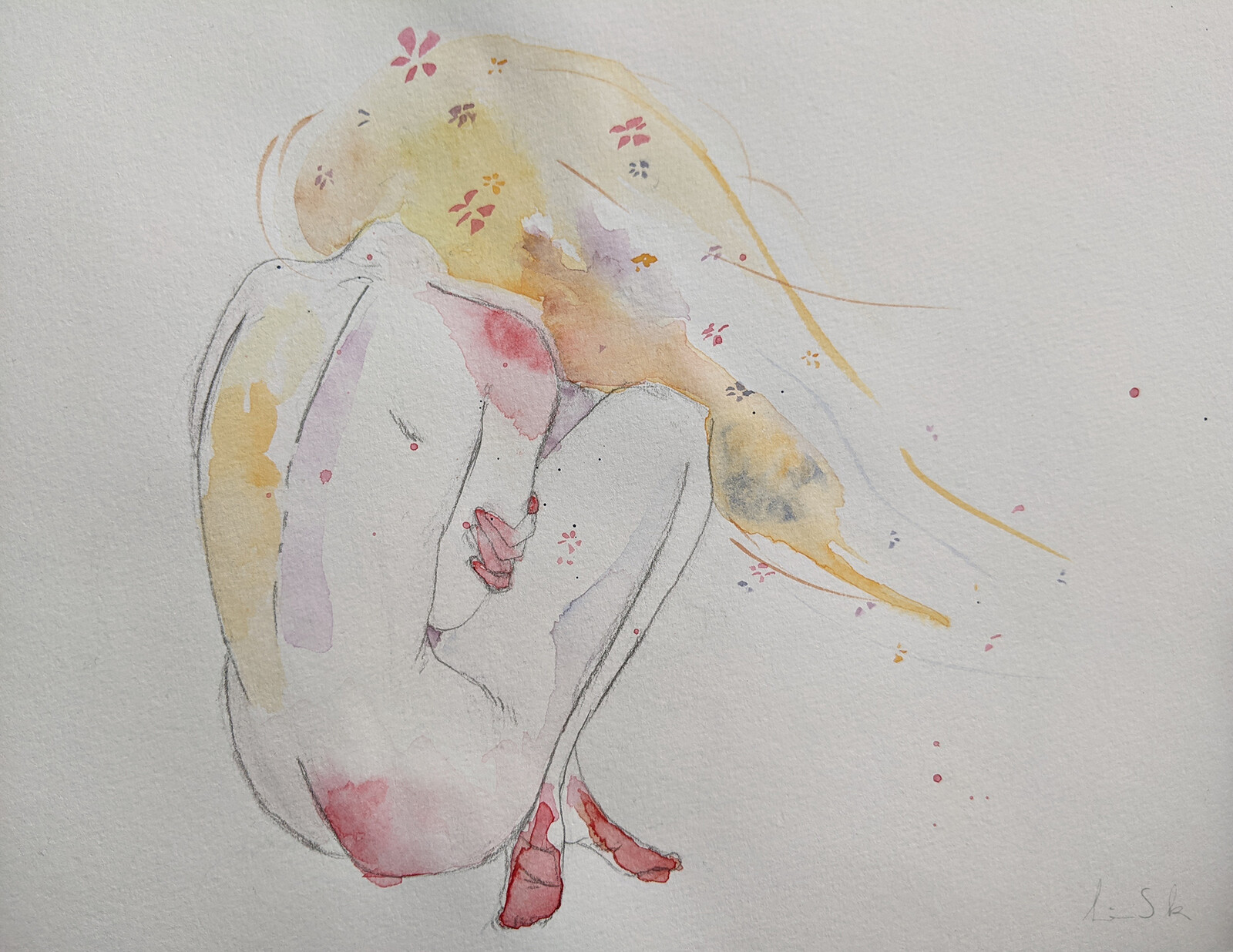 Watercolour paintings