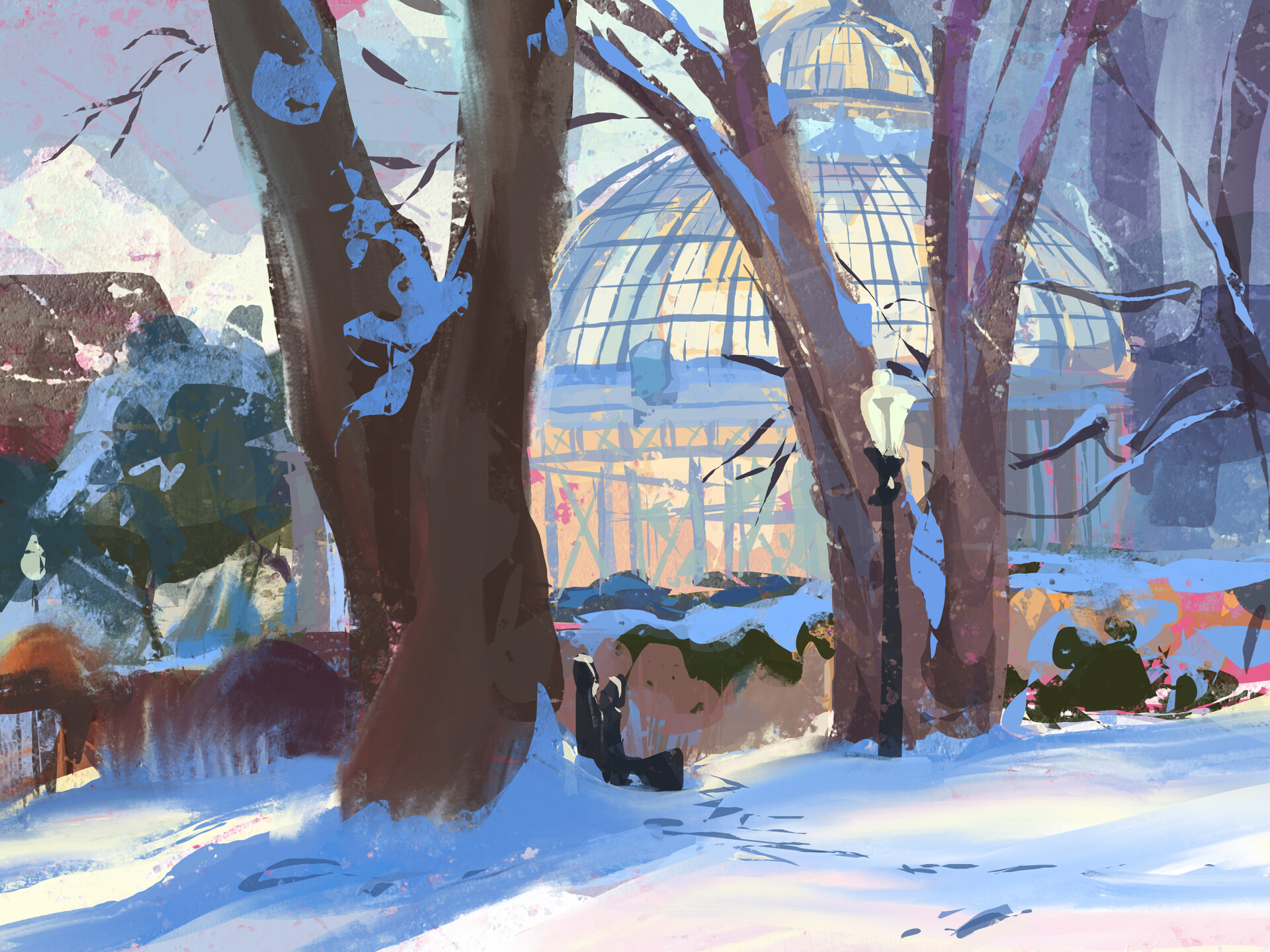 winter sketch