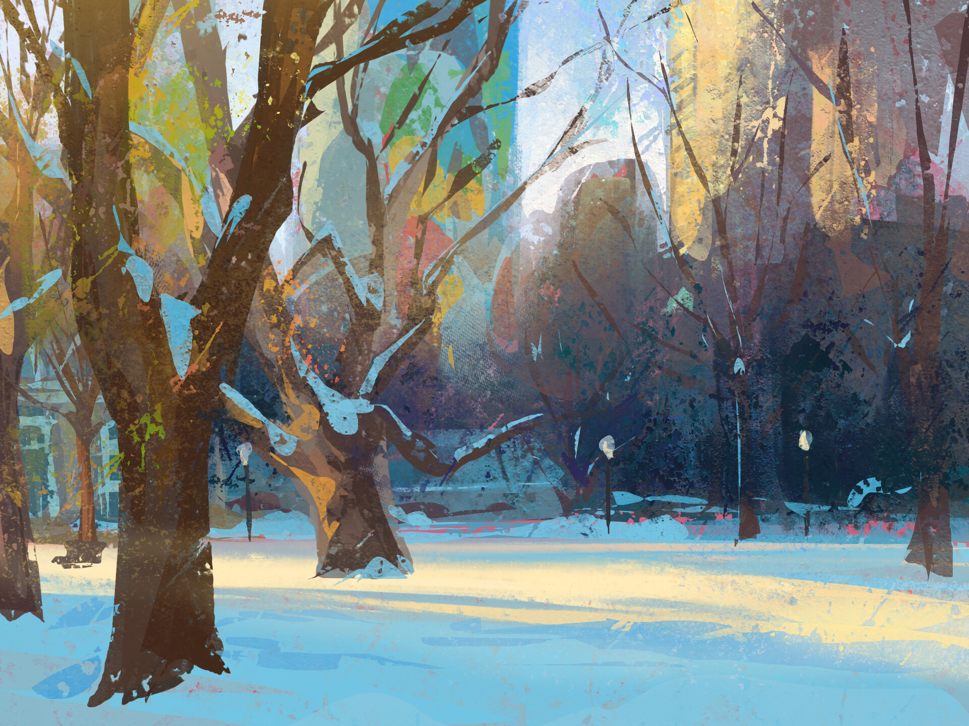 winter sun