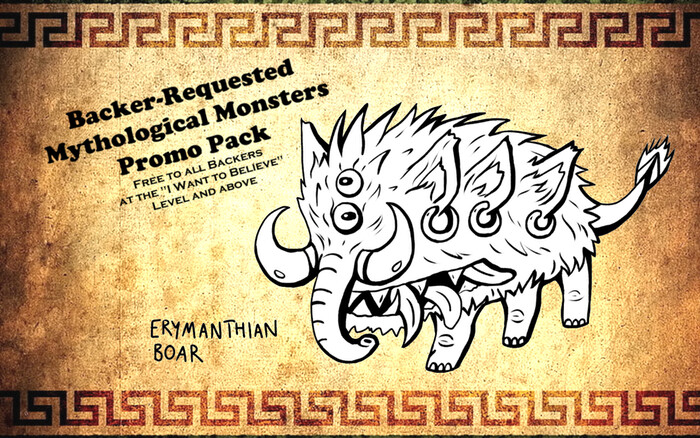 MonsDRAWsity: Unusual Suspects Preview of Mythological creatures promo pack 