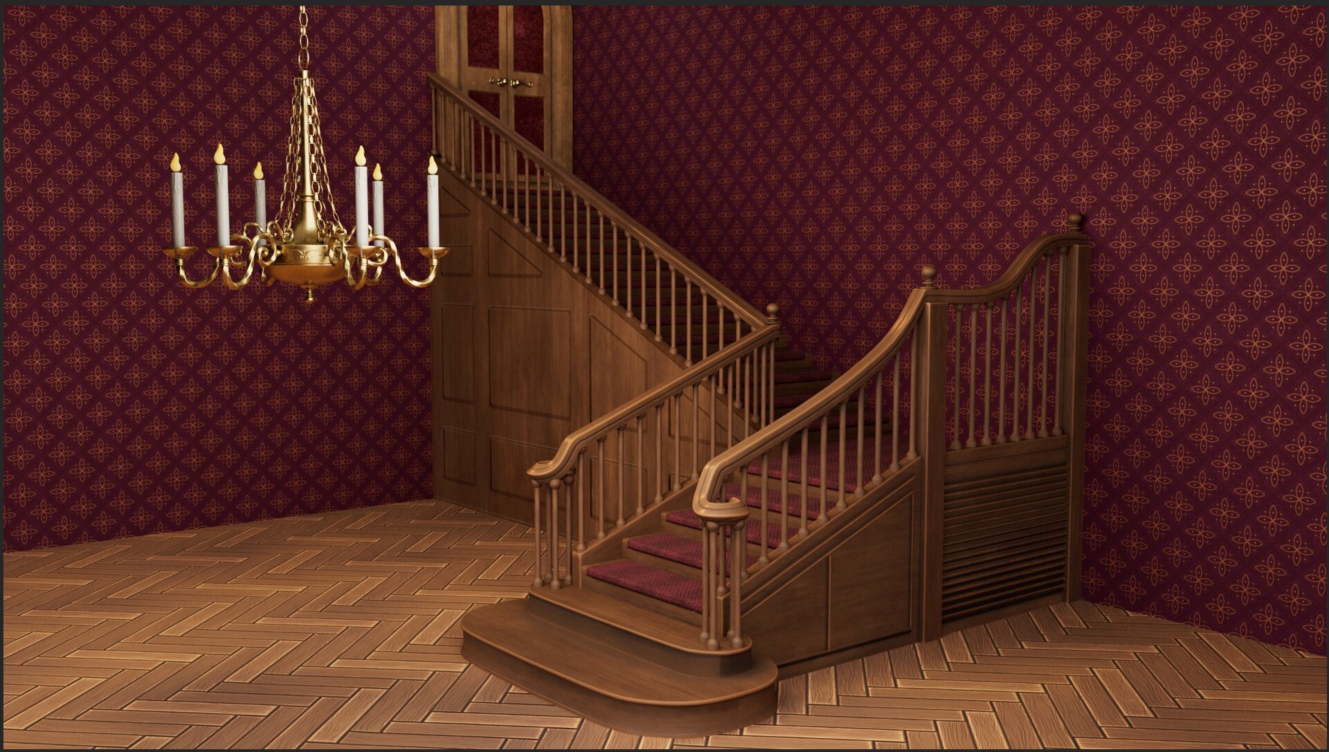 ArtStation - Victorian House Interior