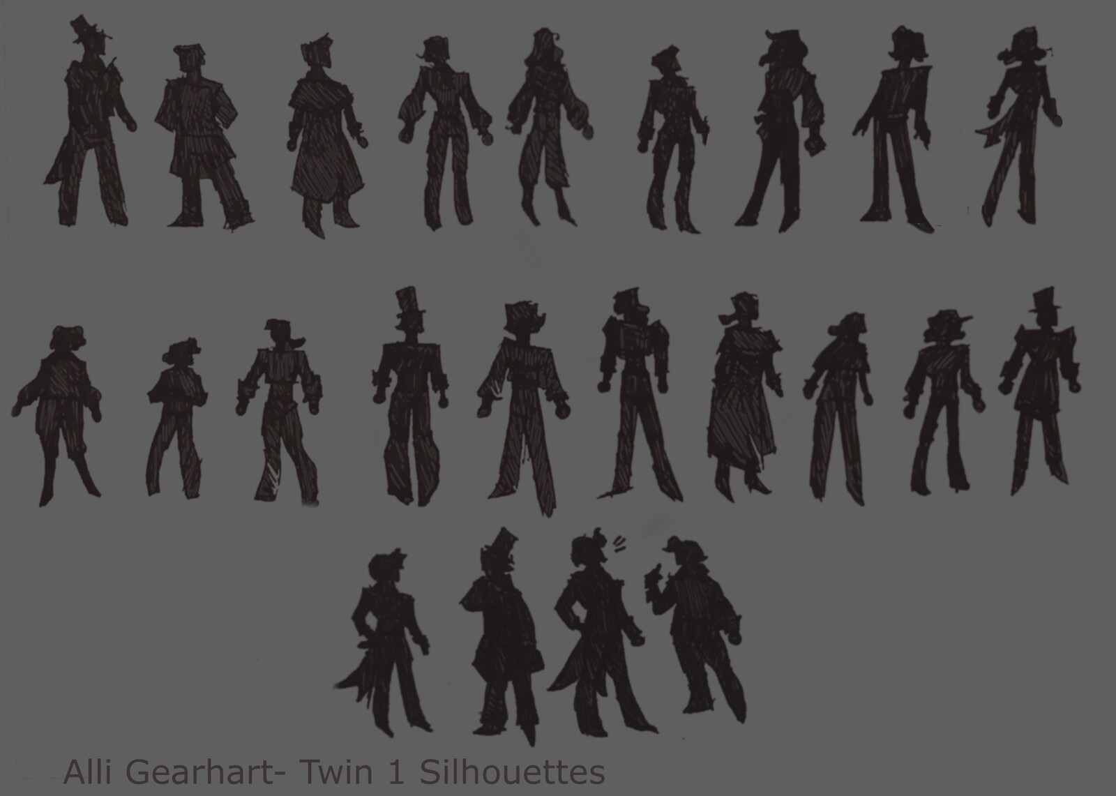 Enoch (twin 1) Silhouettes