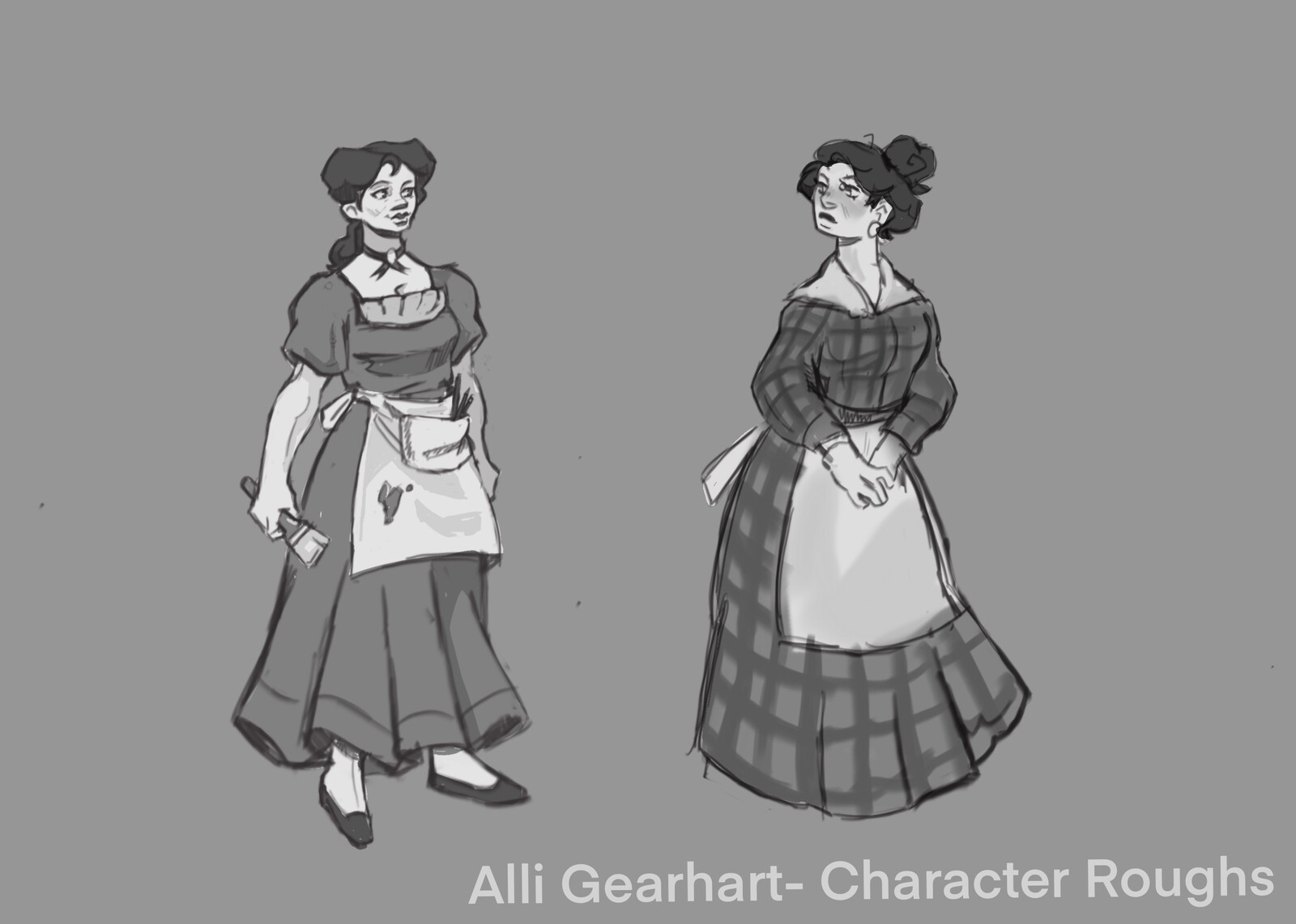Ada character Roughs