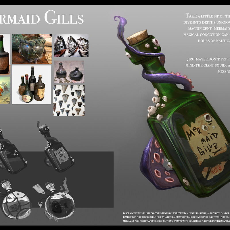 Mermaid Gills - Potion design