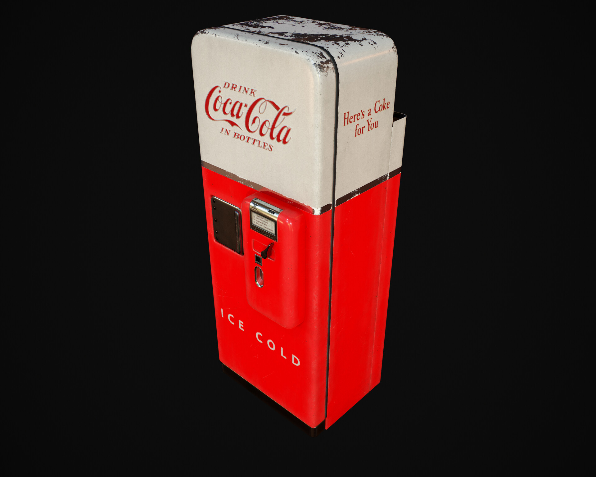 ArtStation - Vintage Coke Machine