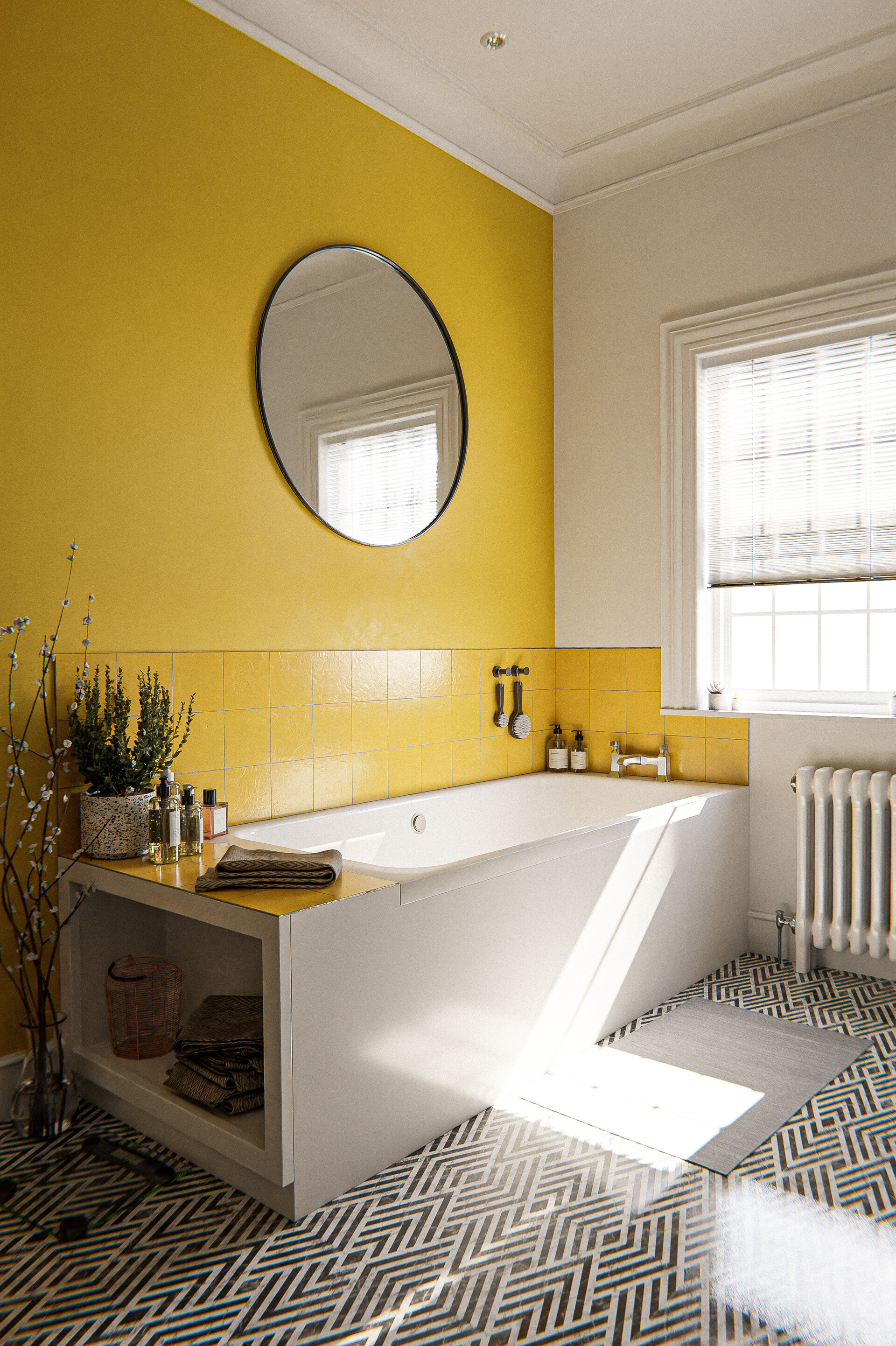 ArtStation Mustard bathroom