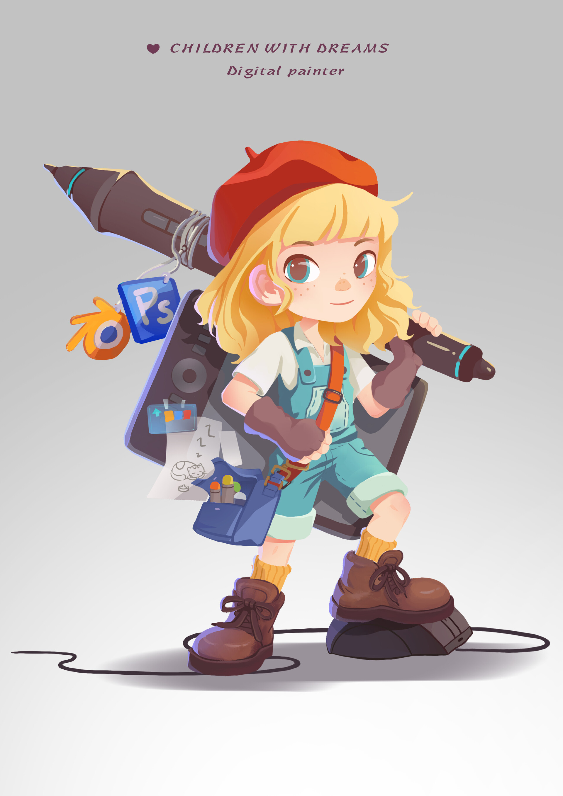 Lsisland ArtStation - CHILDREN WITH DREAMS