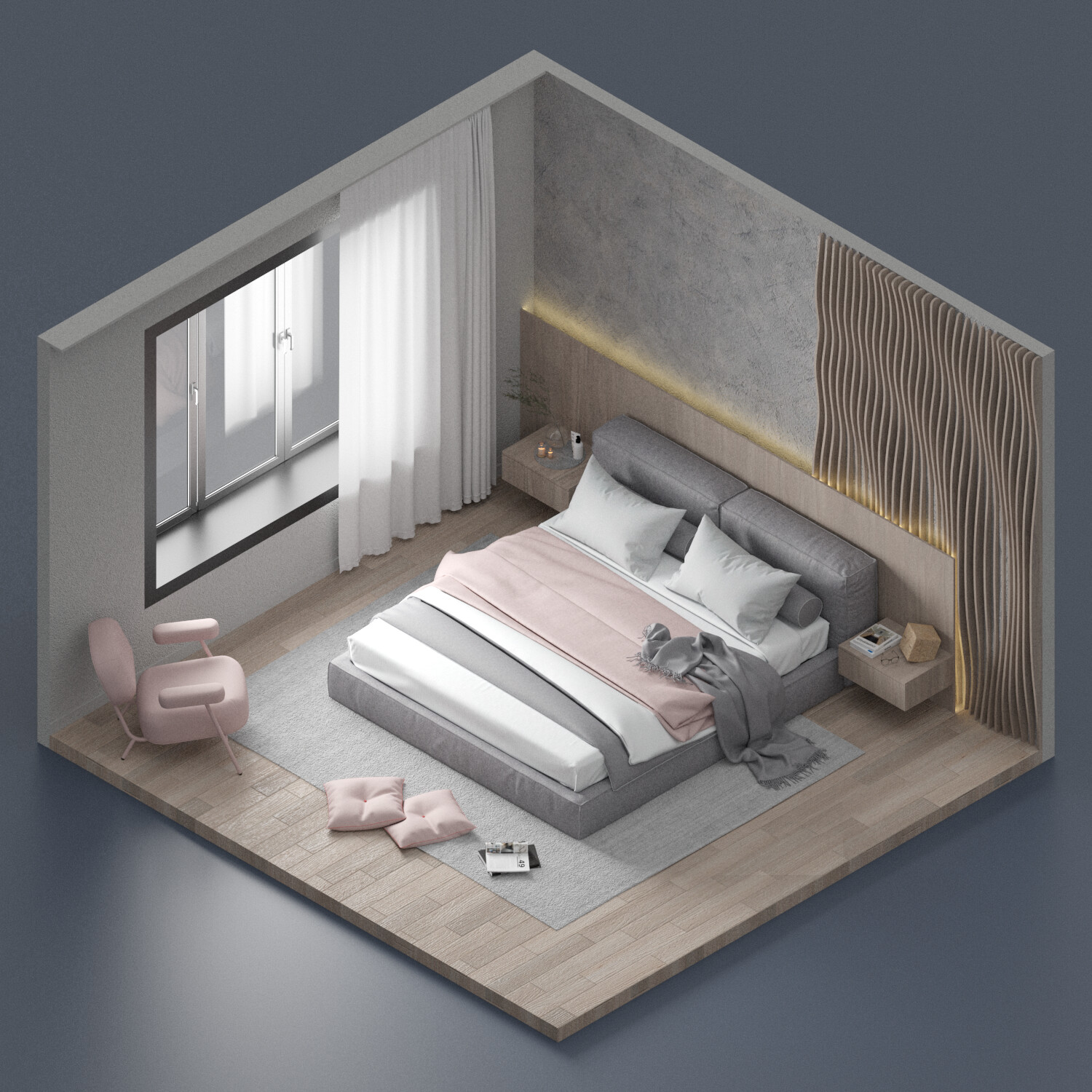 ArtStation master bedroom