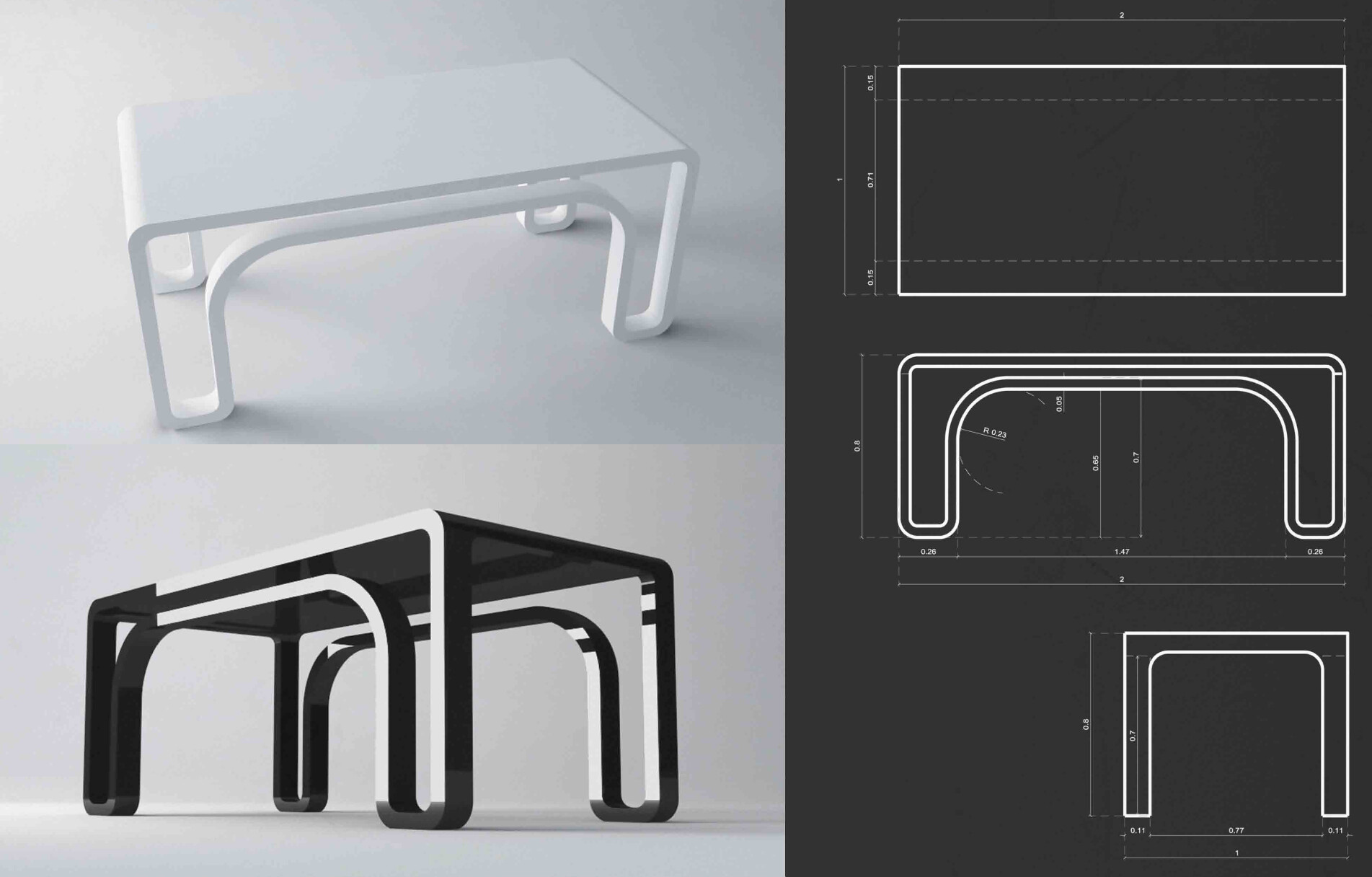 ArtStation Furniture design and physical modelling