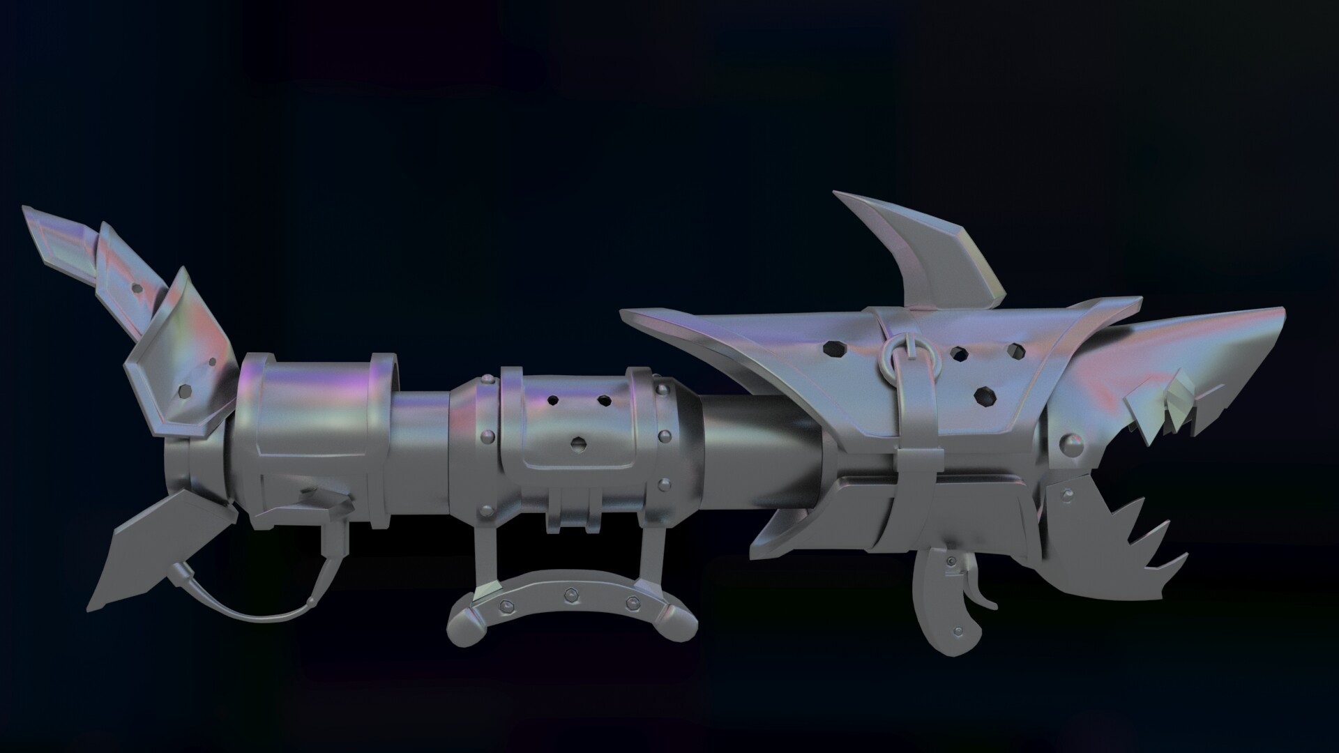 ArtStation shark gun...