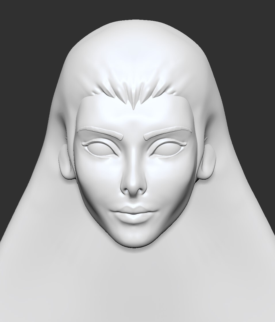 ArtStation - Practice face sculpting