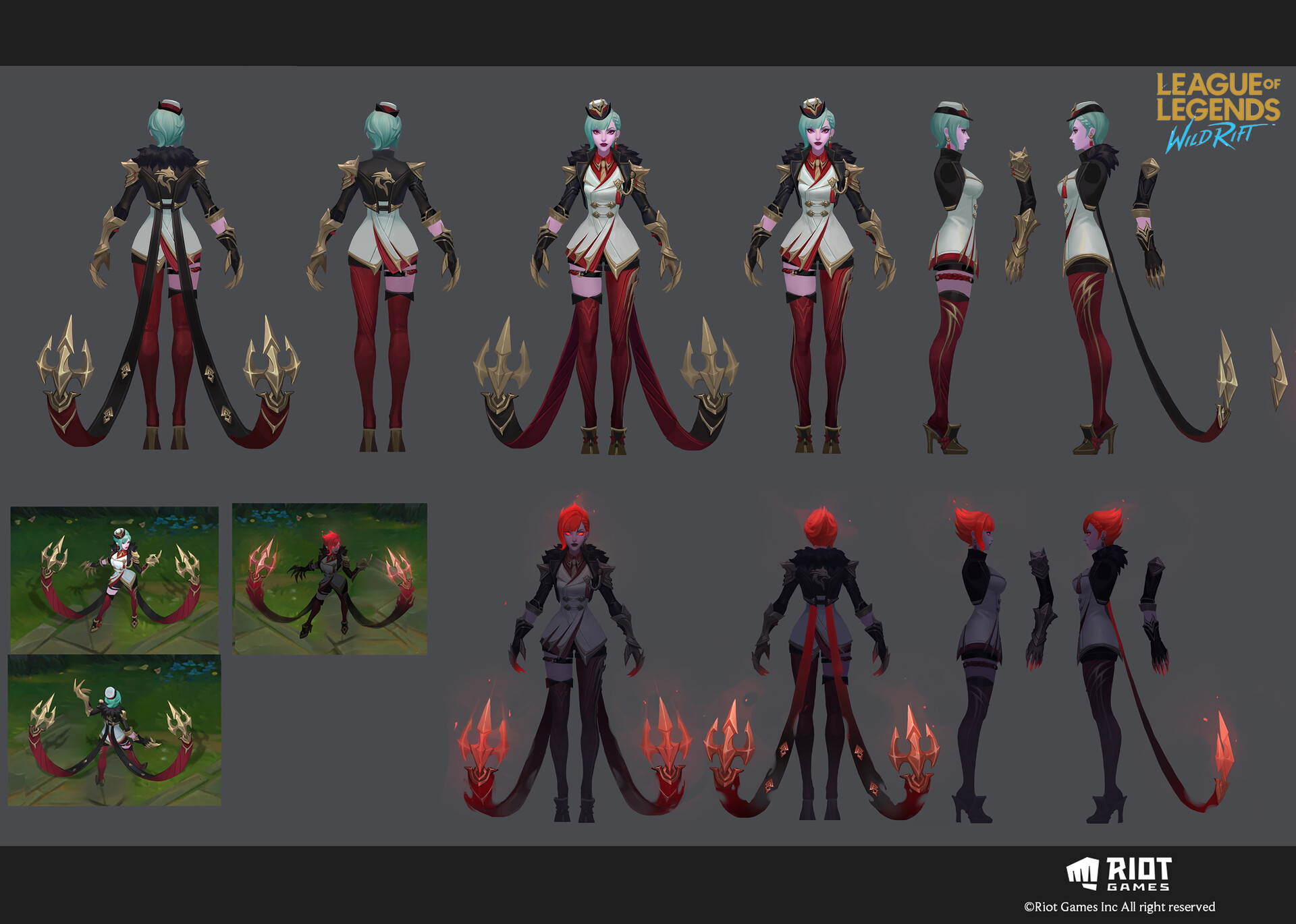 Bula - League of Legends: Wild Rift Glorious Crimson Evelynn 绯金魅影伊芙琳