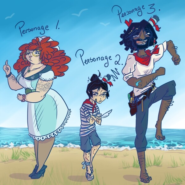 ArtStation - Character Design, tous en mer