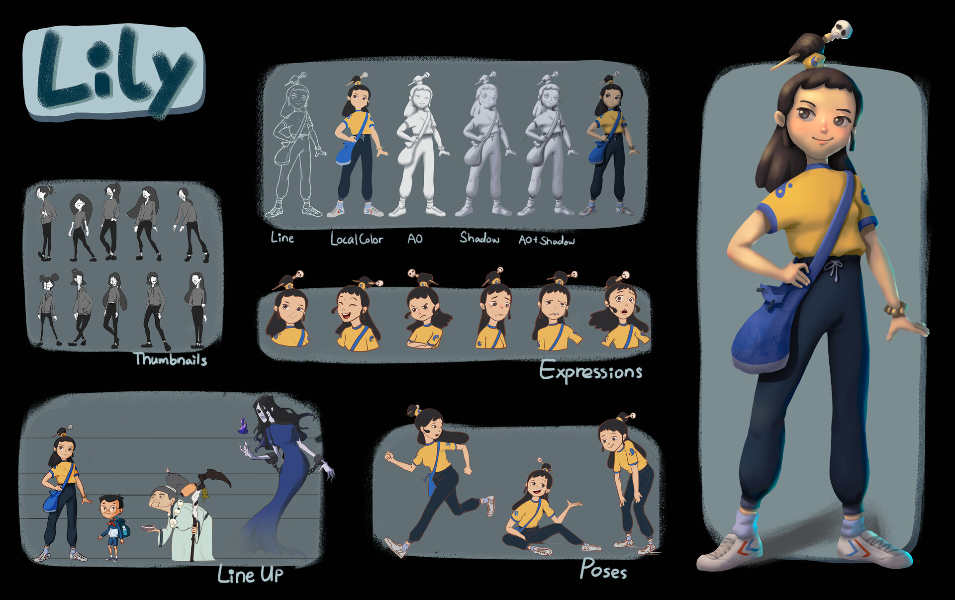 ArtStation - characters and props practice for class