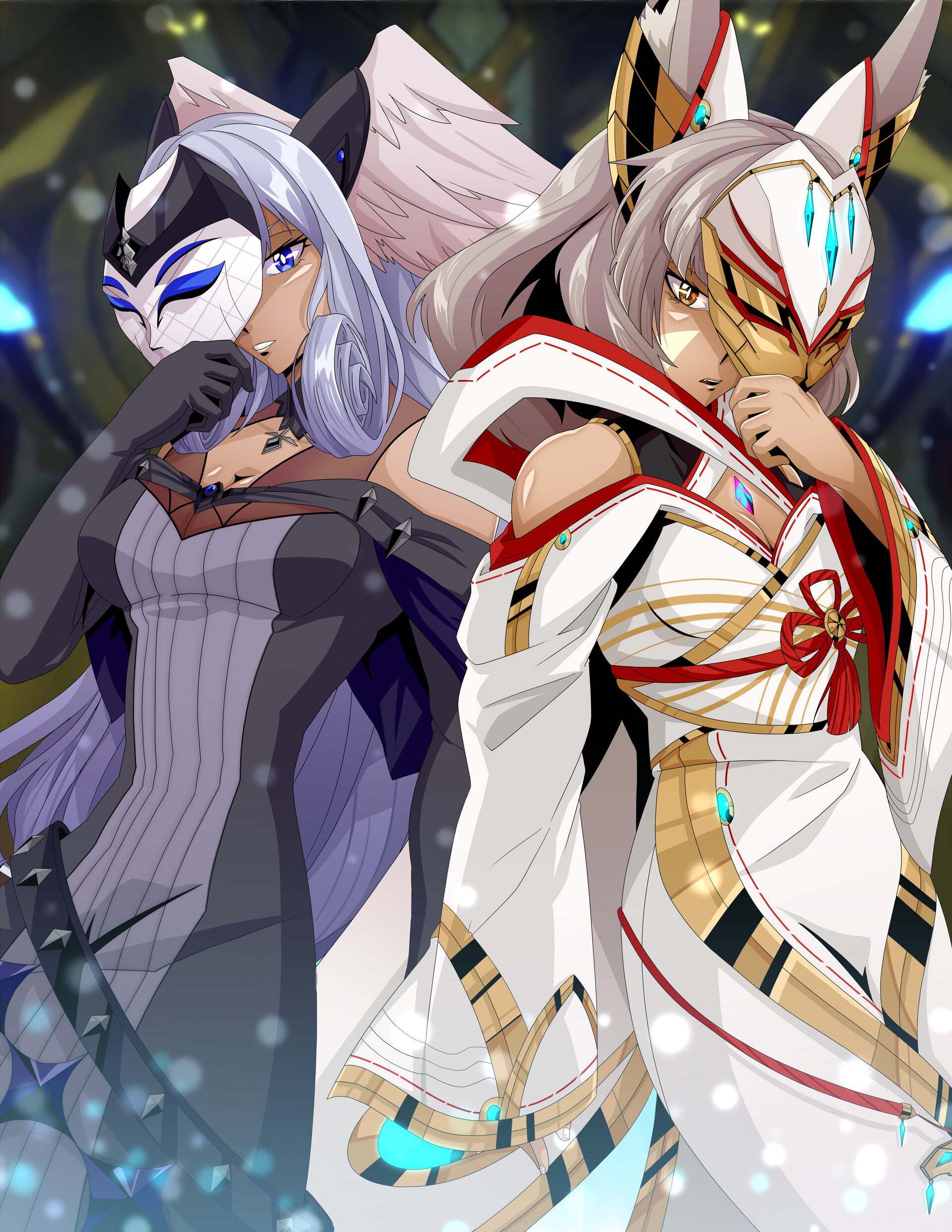 ArtStation Xenoblade 3 "Melia" and "Nia"